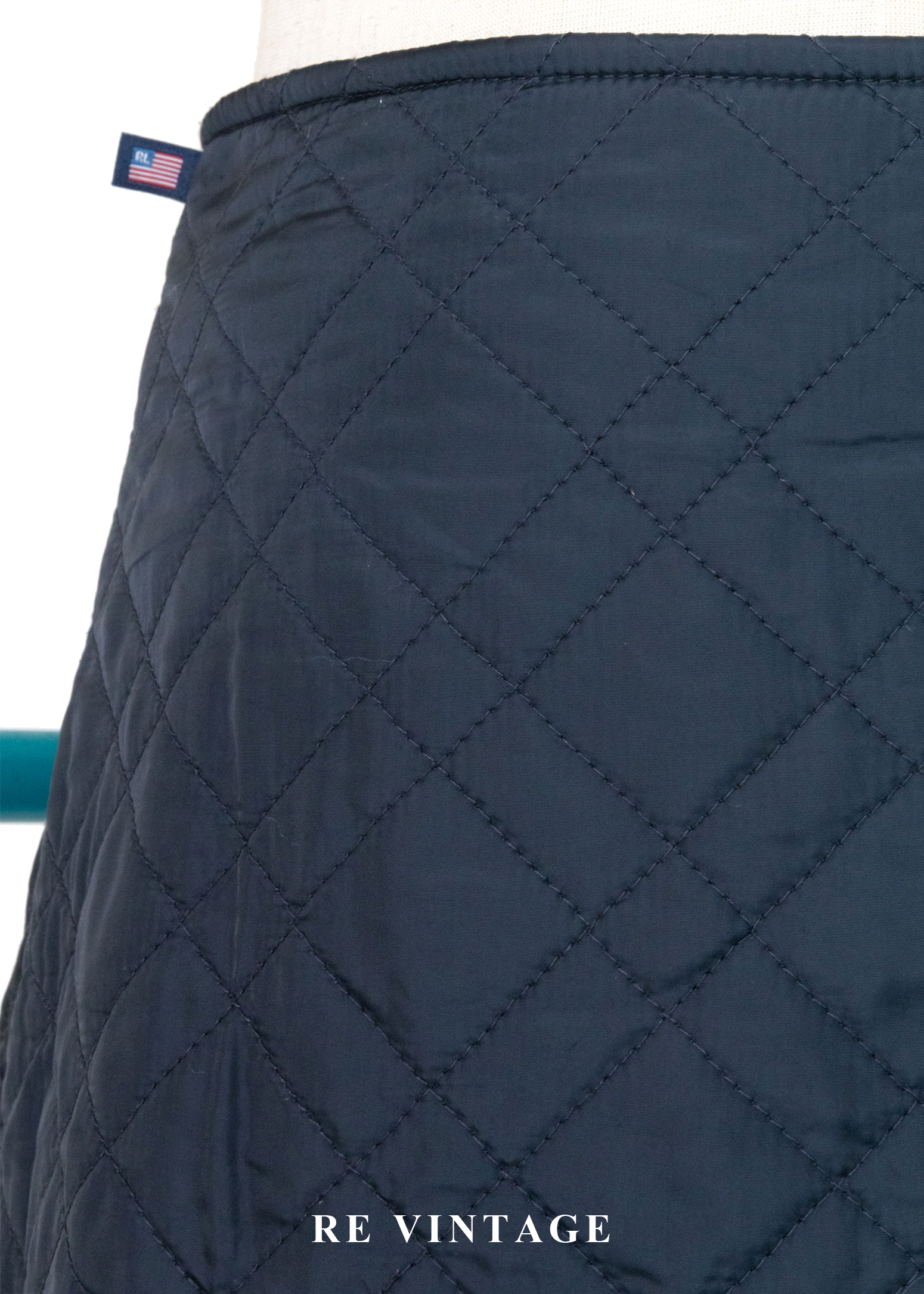 必備單品 - Quilted Navy Skirt 暖暖長裙(27.5")14