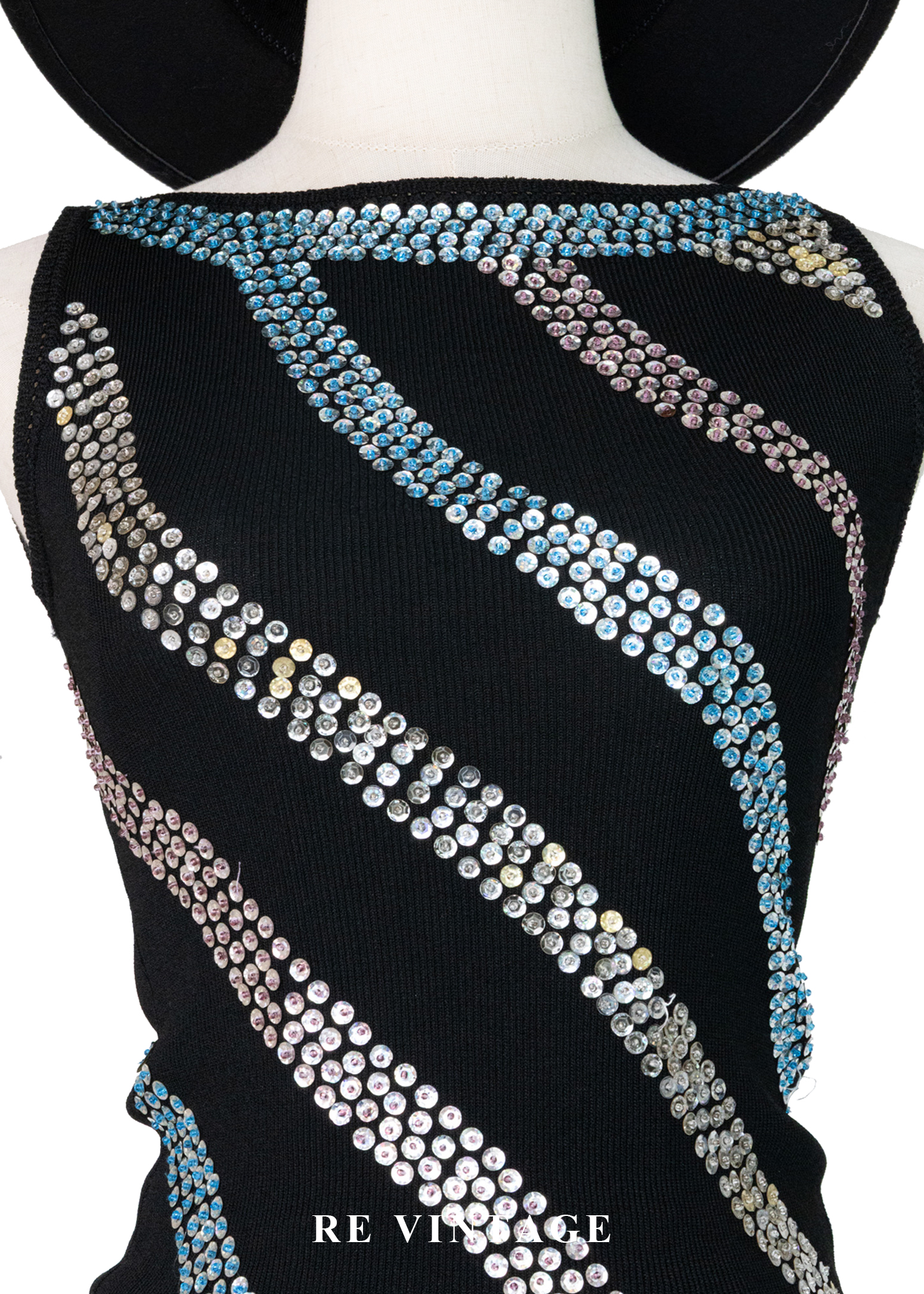 霓虹城市電流心跳針織背心3