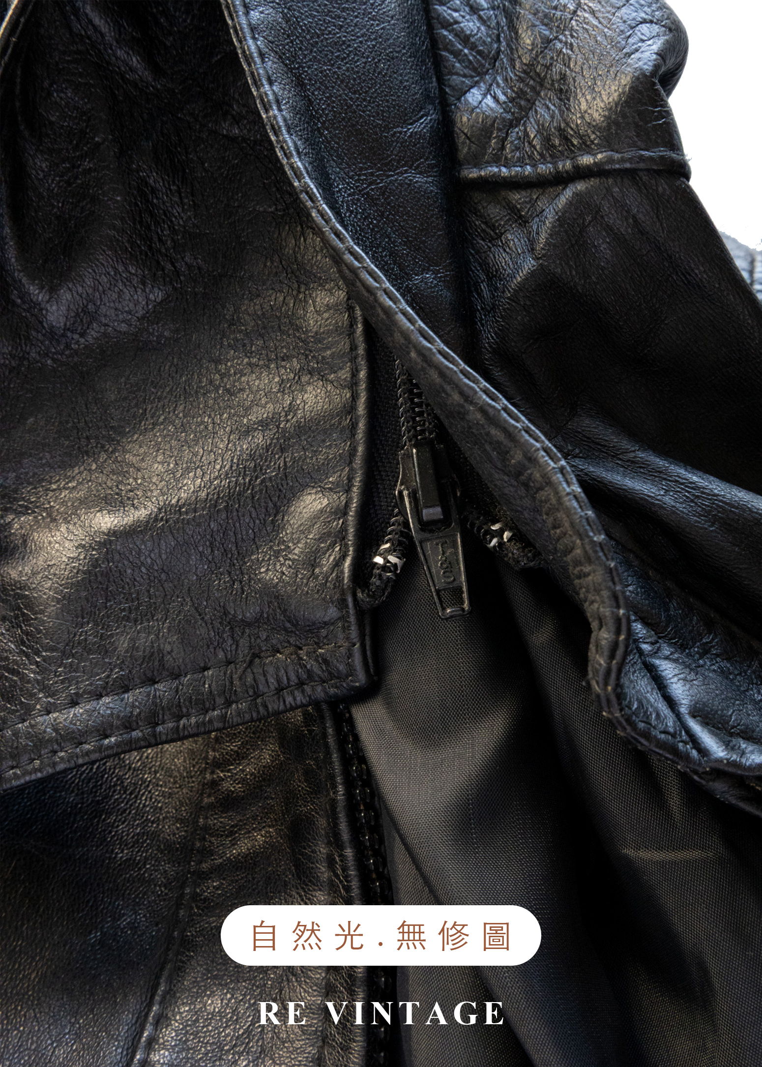 質感單品 -帥氣魔女黑皮革外套19