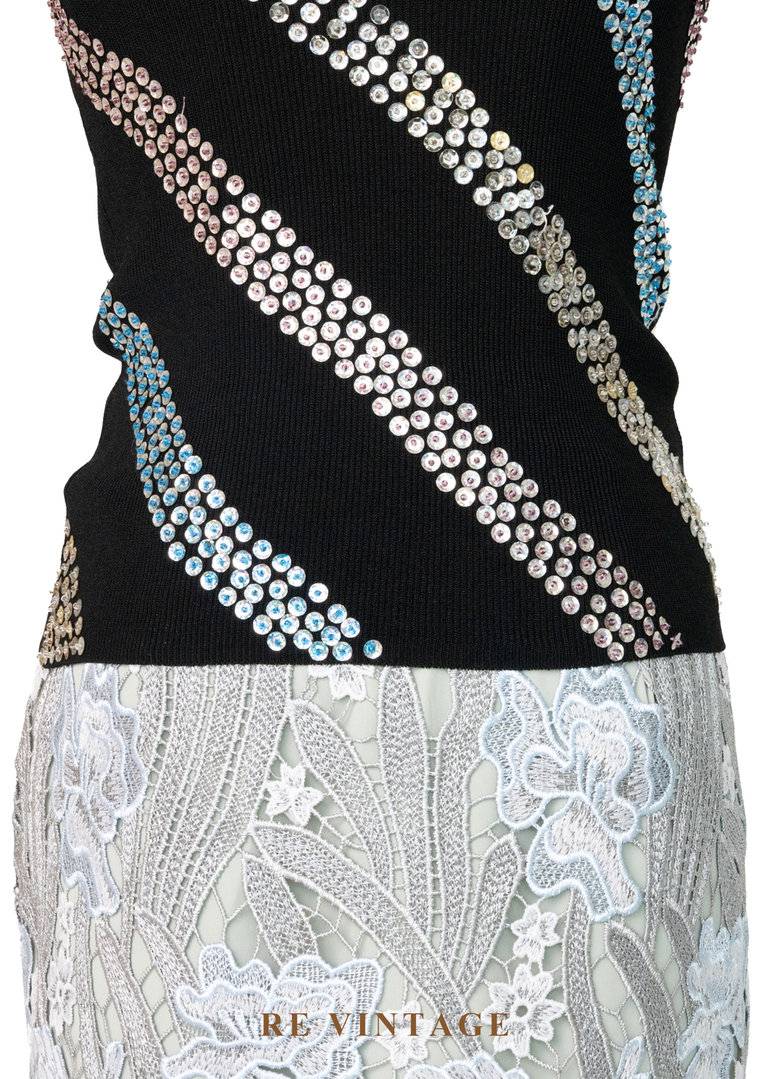 霓虹城市電流心跳針織背心4