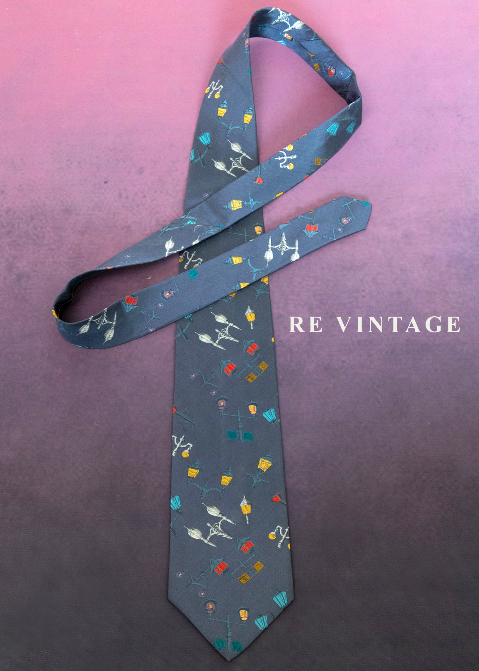 城市微光小路燈領帶