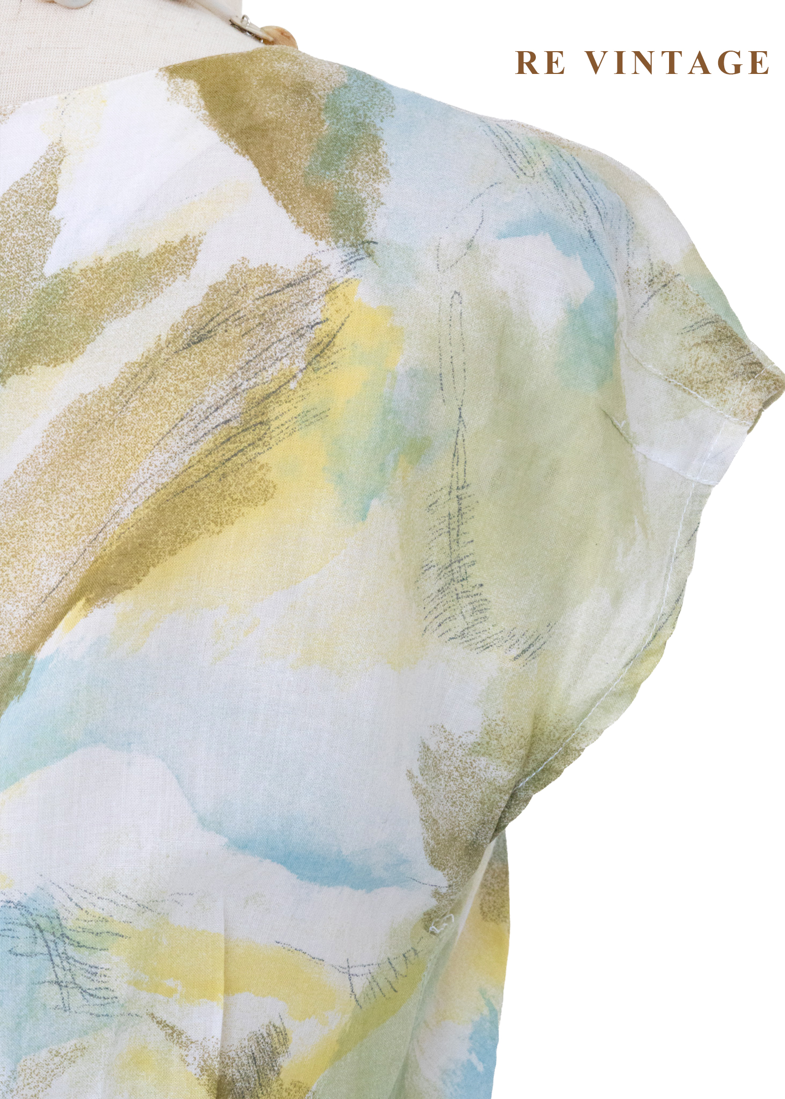 晨光水彩暈染棉料上衣12
