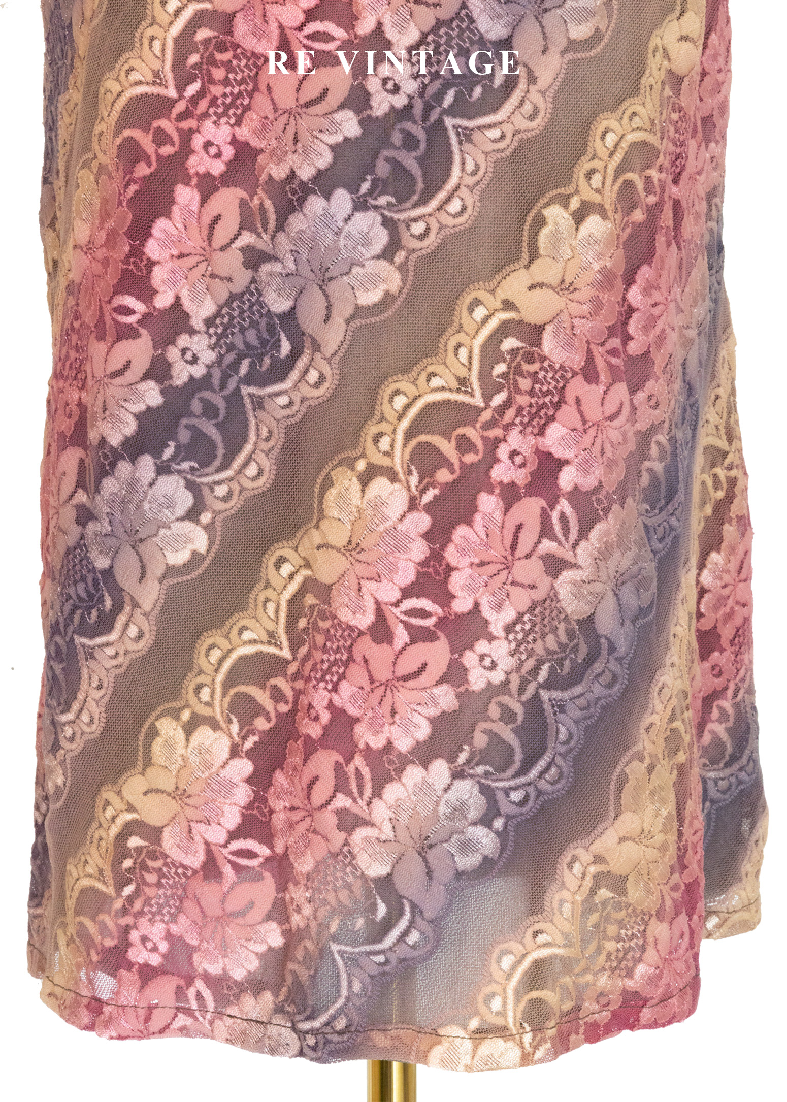 Baroque Reverie 斜紋漸層蕾絲美裙 (28")4