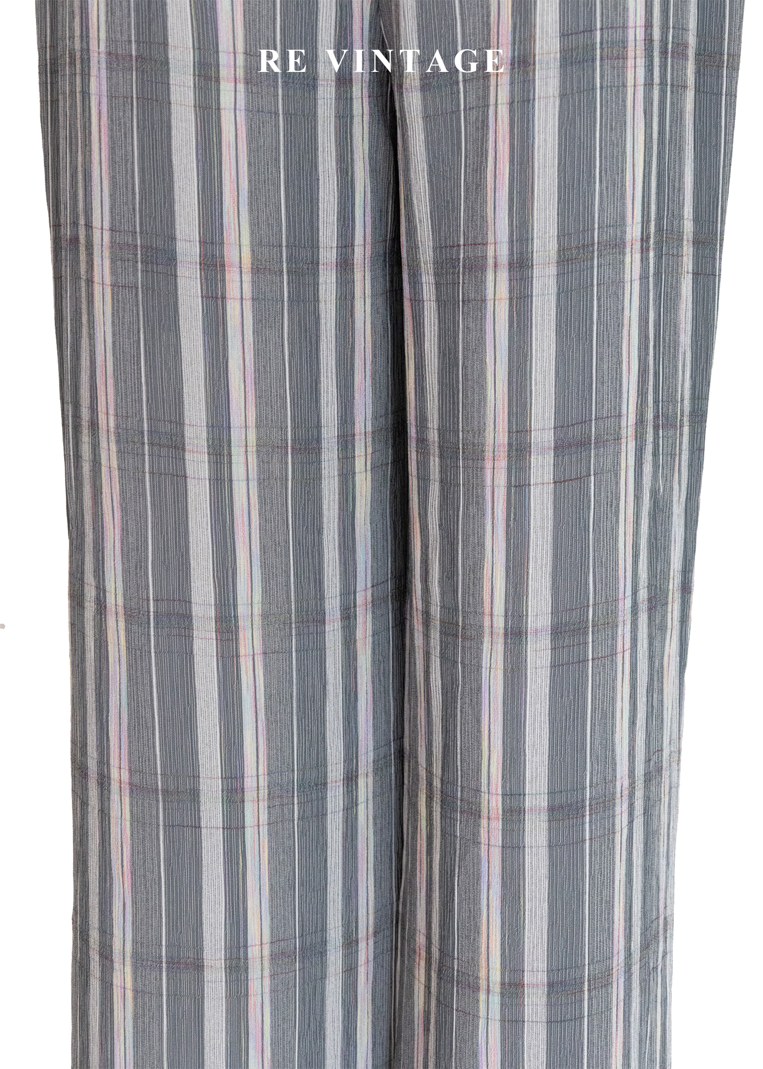 色鉛筆線條冷灰色長褲(28")10