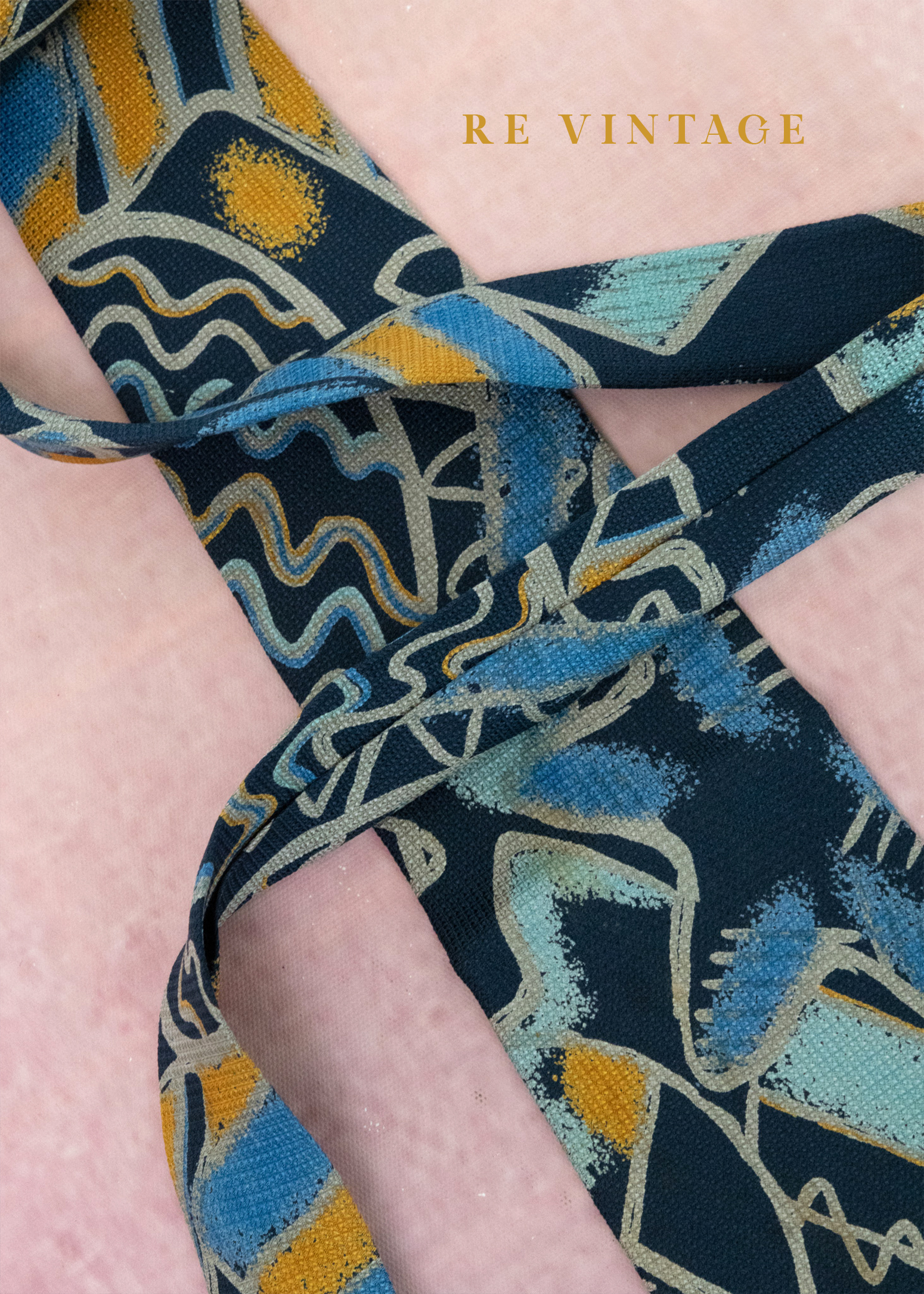 Retro - Futurism 幾何圖騰領帶6