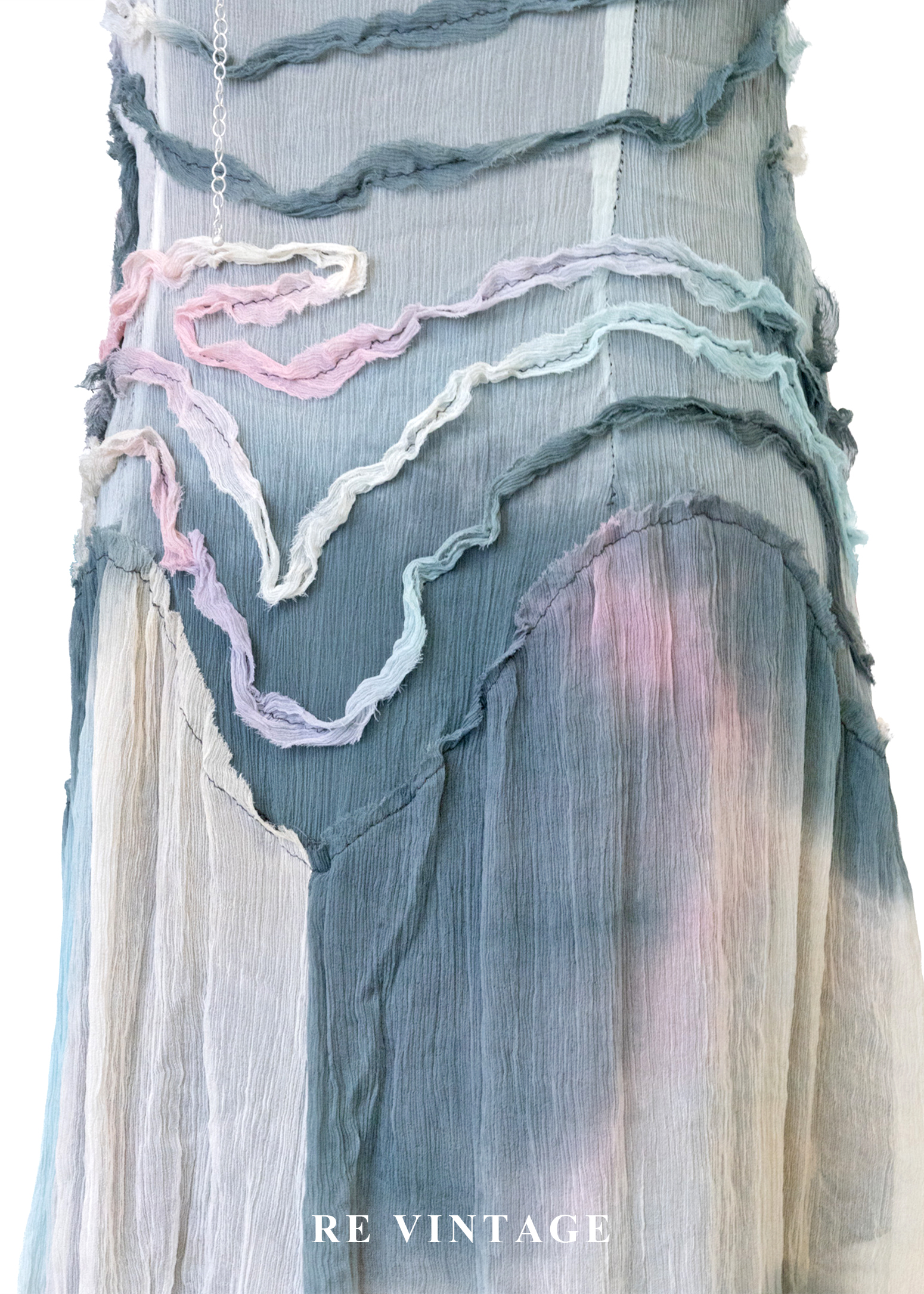 海霧 - 水彩記憶波紋洋裝8