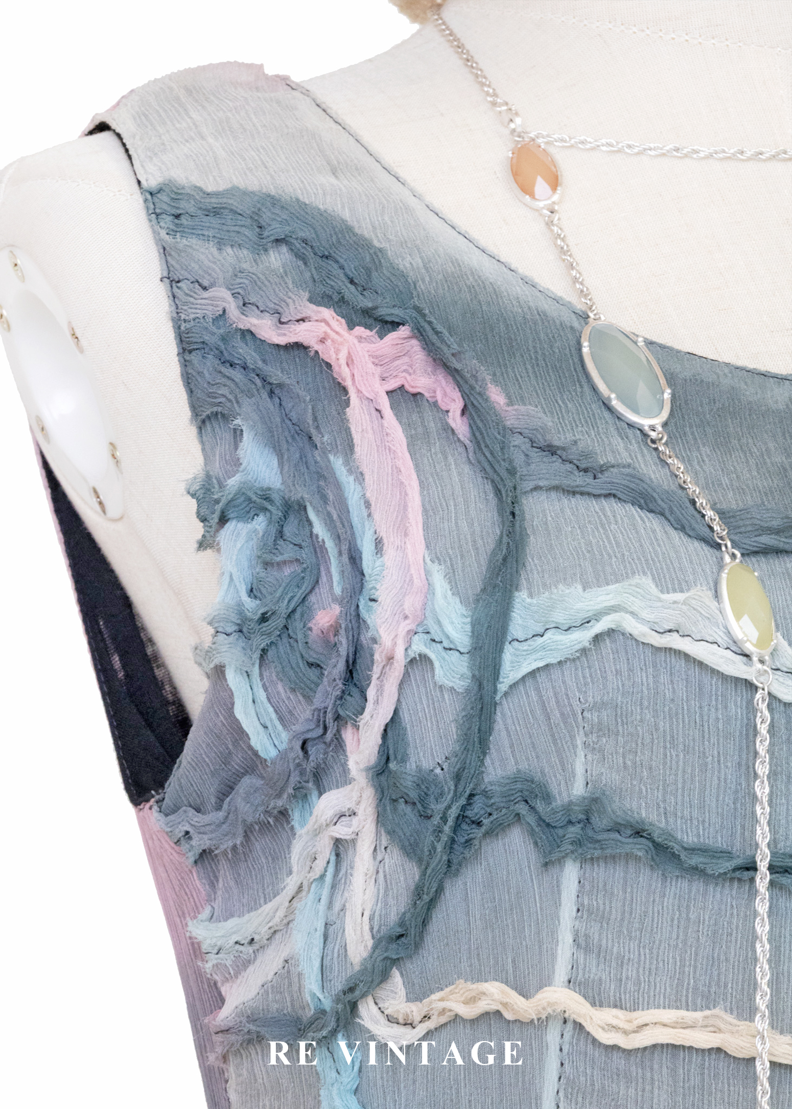 海霧 - 水彩記憶波紋洋裝6