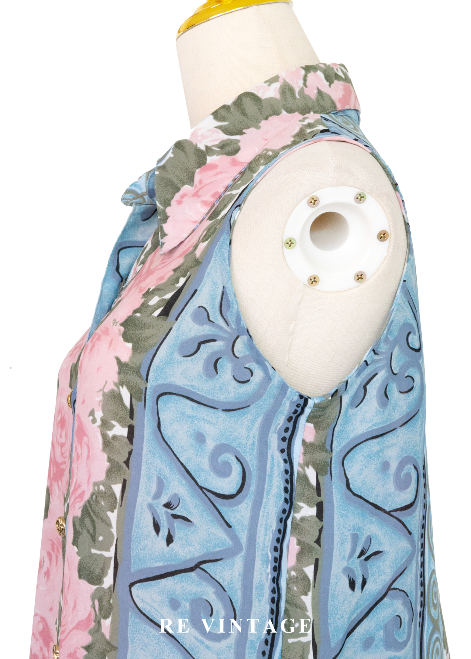 Rose Bloom 蔚藍天空玫瑰綻放長版背心7