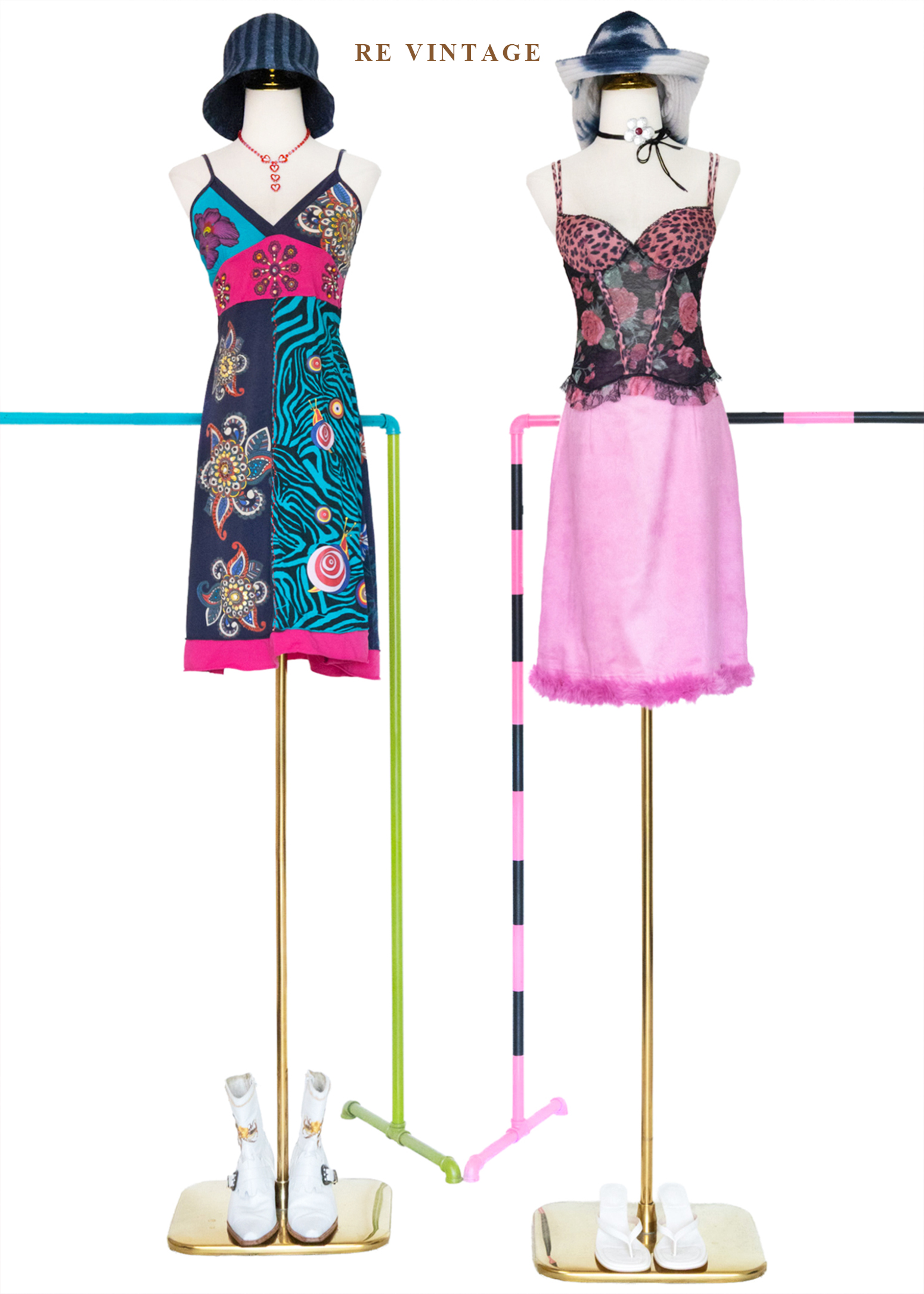 草莓軟糖毛絨邊美裙(26")2