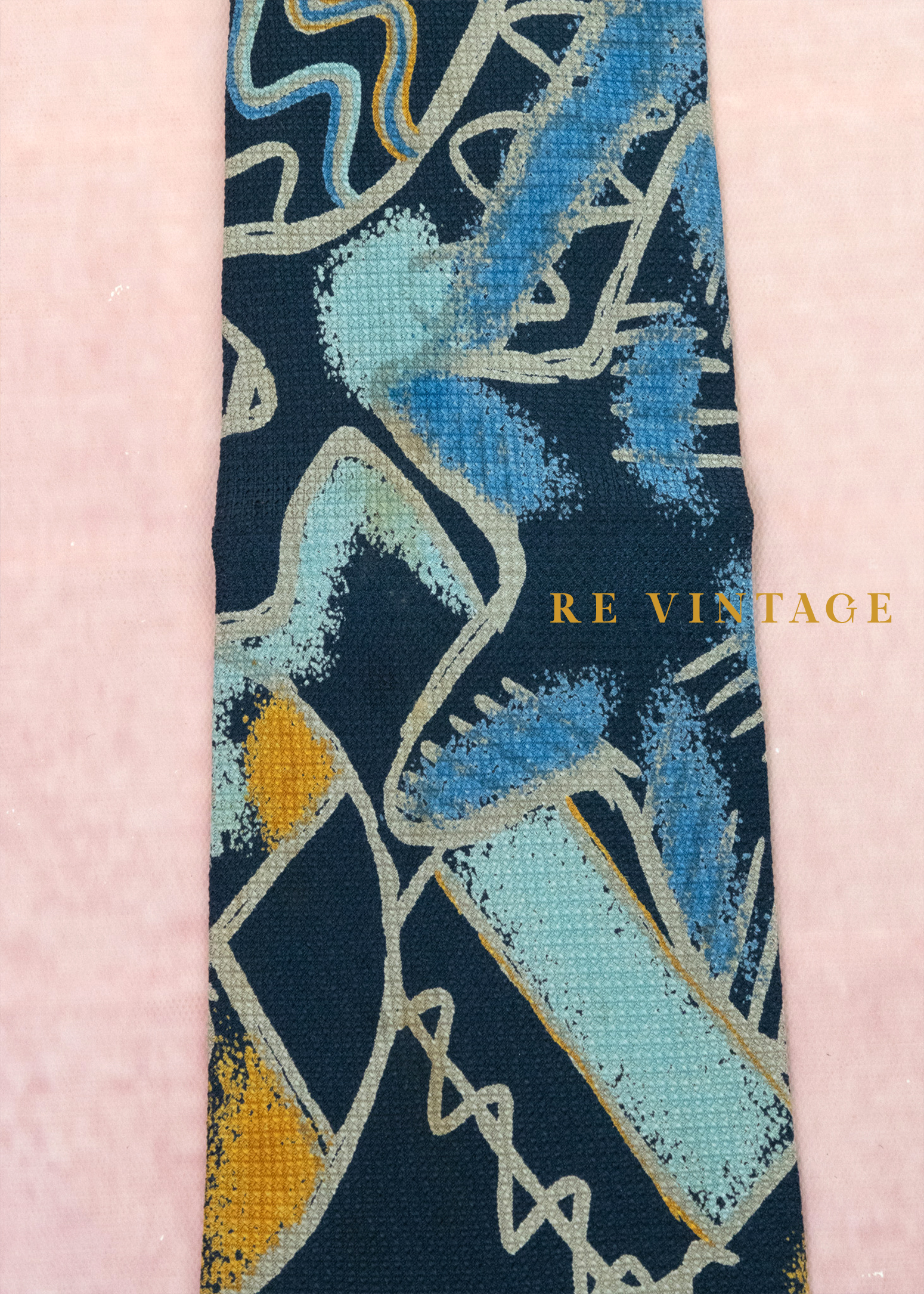 Retro - Futurism 幾何圖騰領帶11