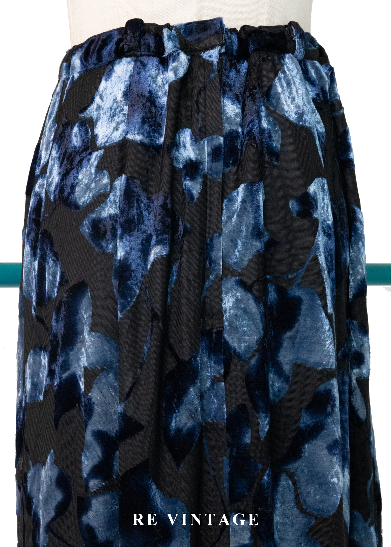 Ink Tide Blue 海潮夜色長裙(22-26")8