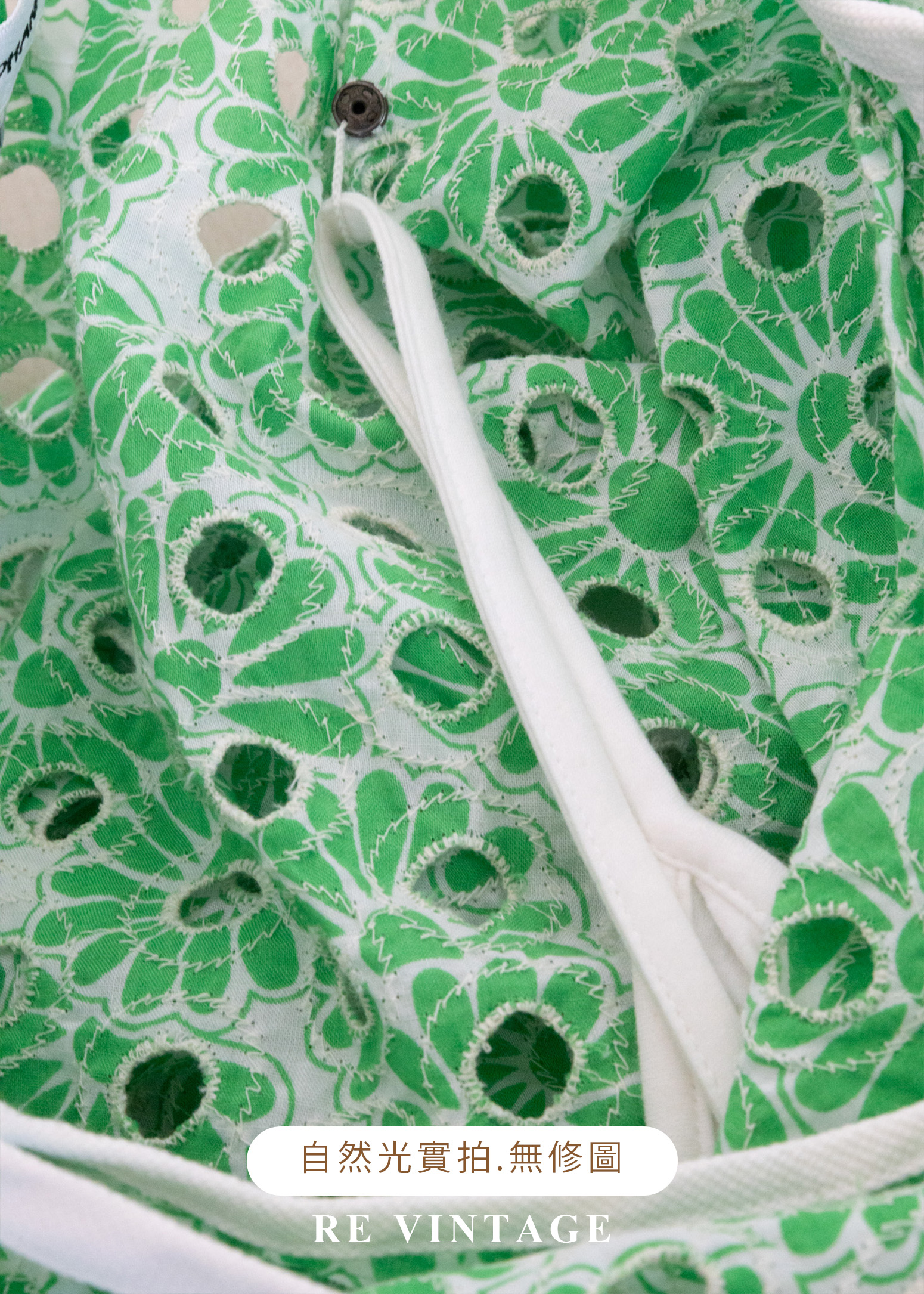 清新俏皮蕾絲花紋寬版上衣/迷你洋裝14