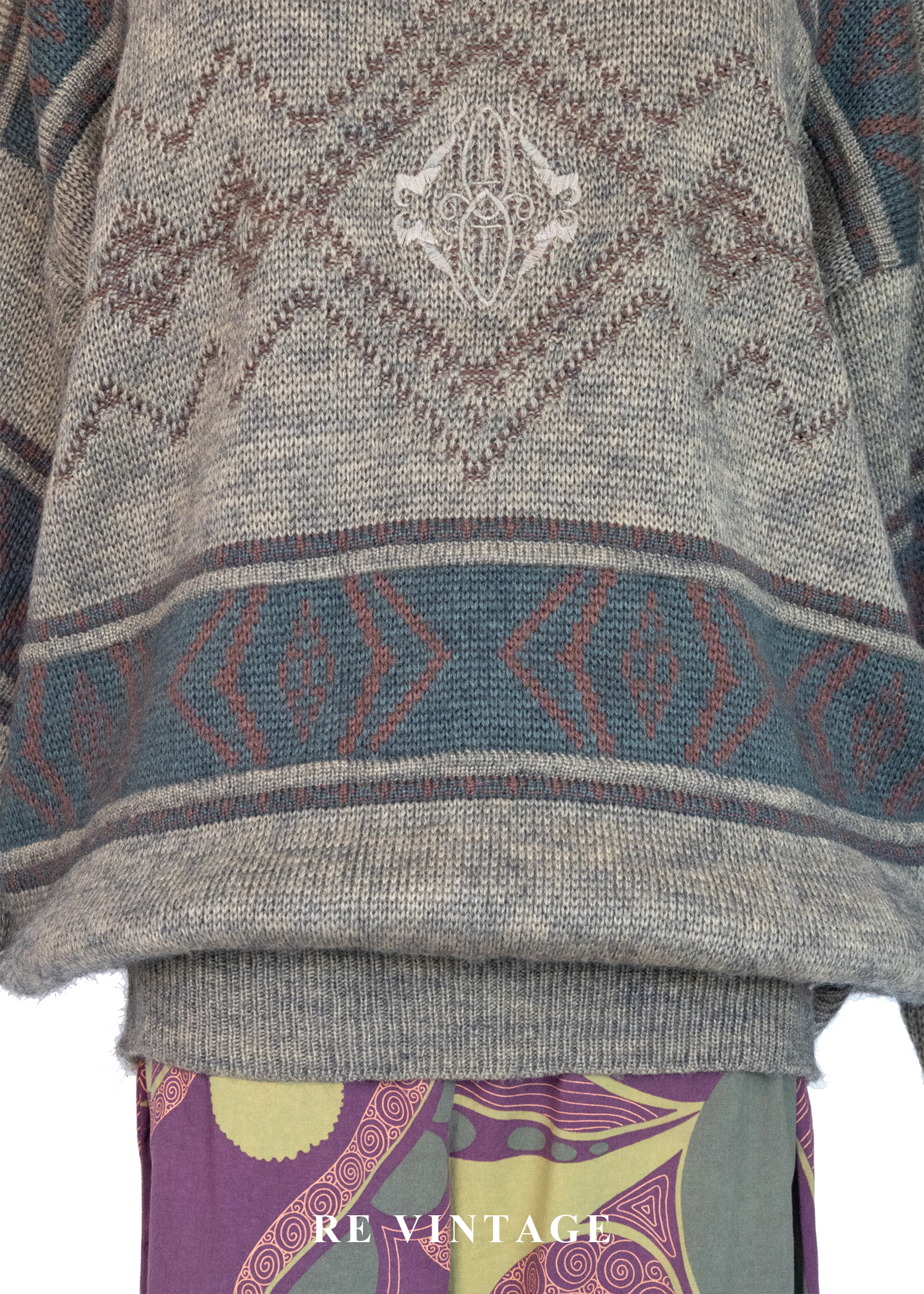 石林晨光幾何圖騰針織毛衣4