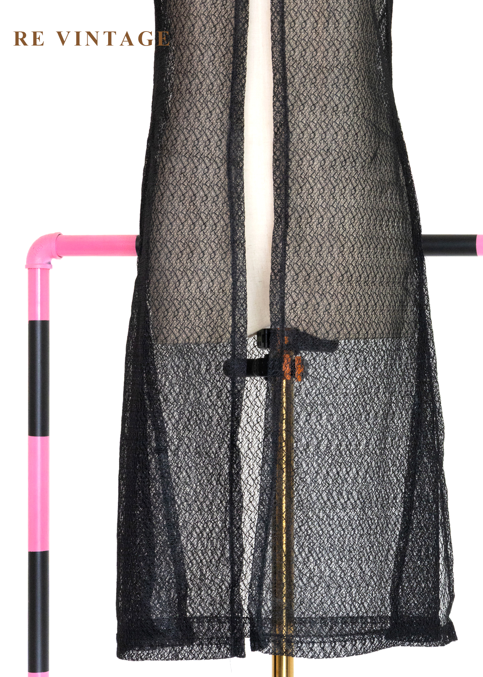 半透夢境中國釦蕾絲洋裝/罩衫9