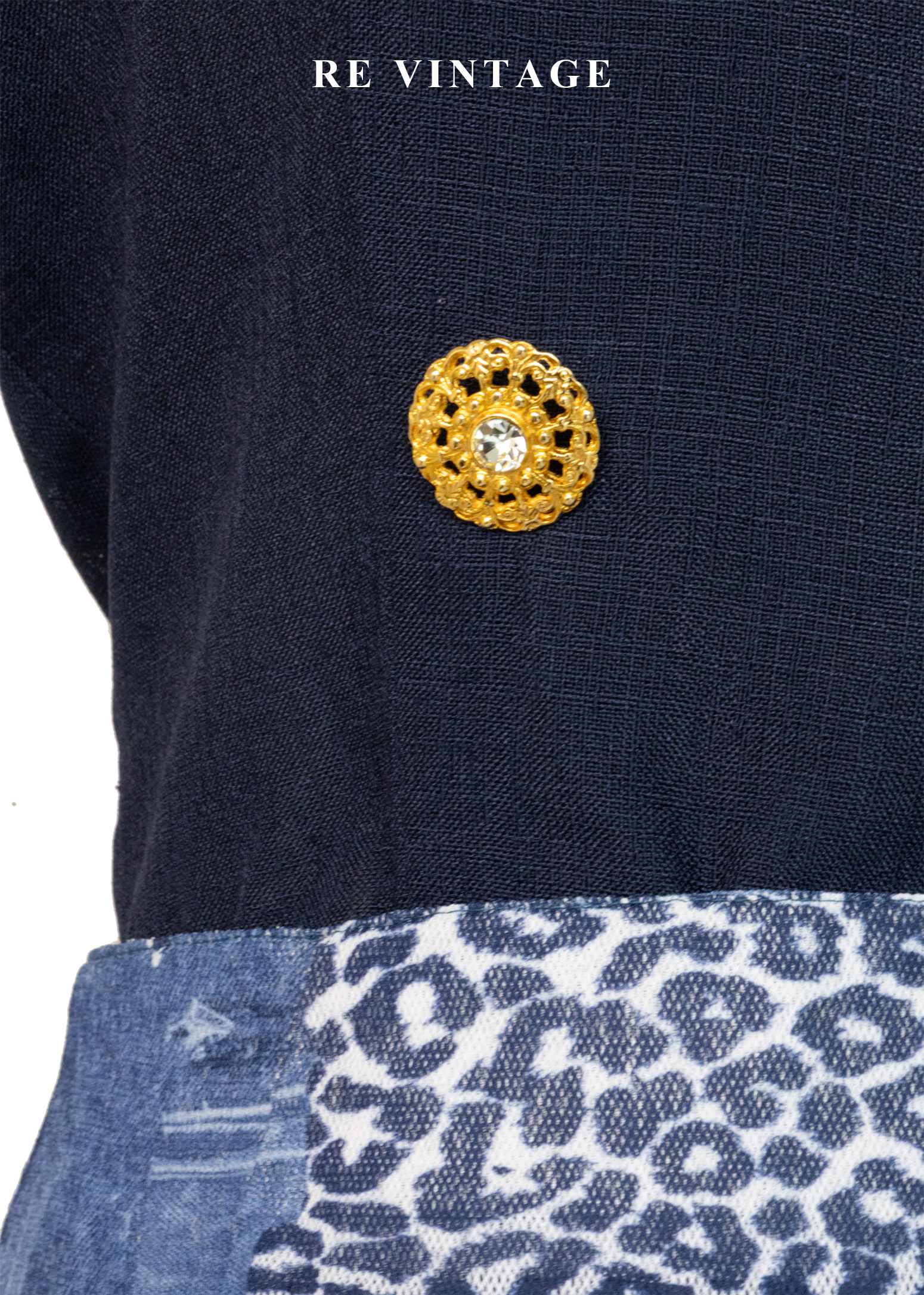 質感單品 - Navy Tailored Vest 金光雙排釦挖背背心6