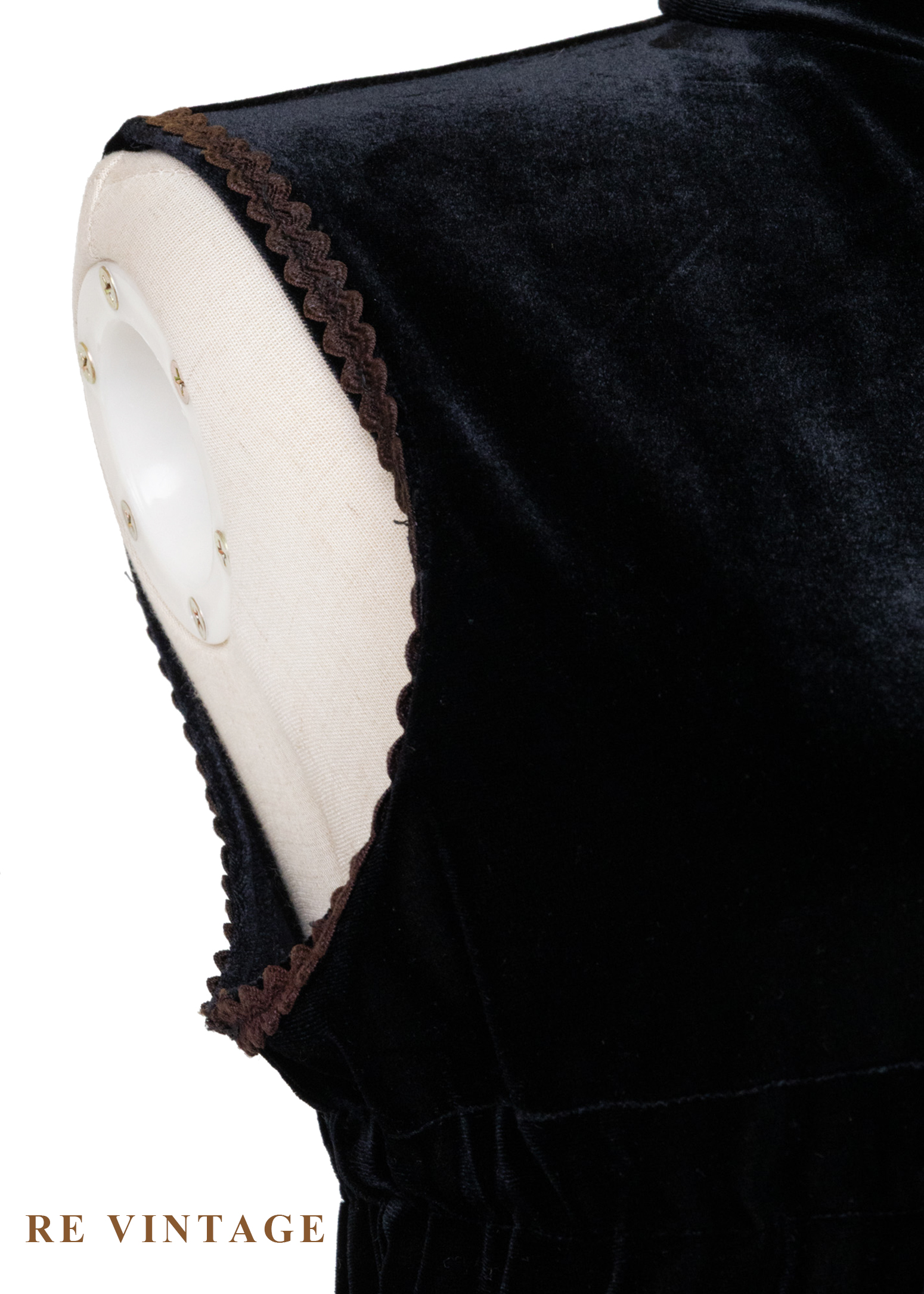 質感單品 - 優雅絨布抽繩緞帶背心5