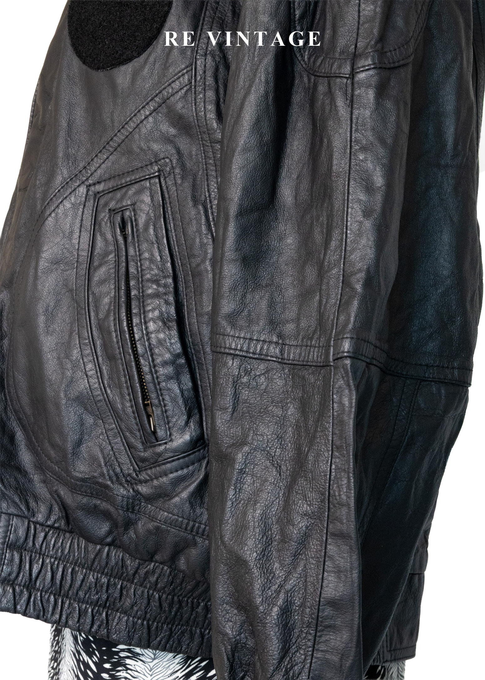 質感單品 - 牛皮夜行者皮革外套11