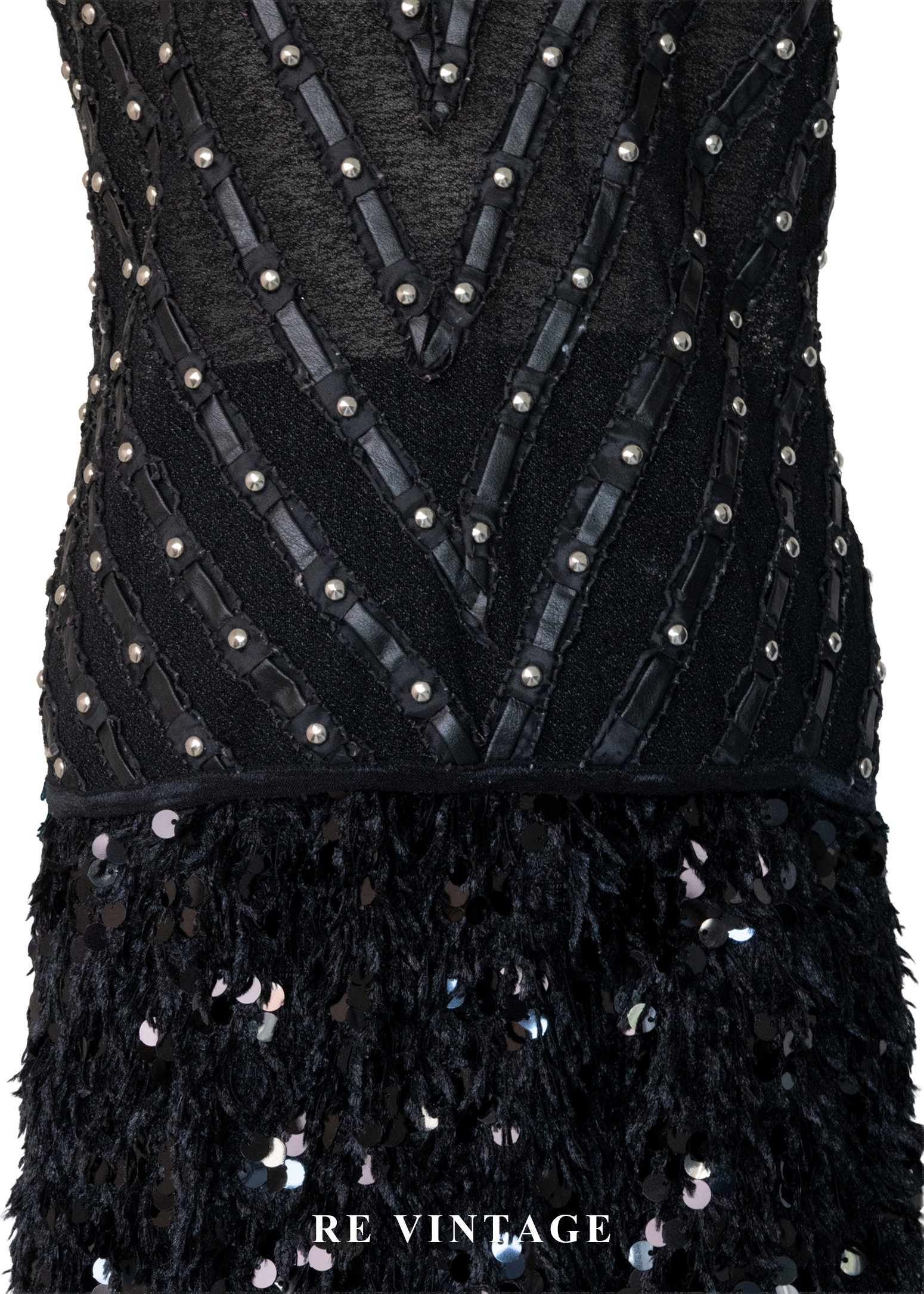 銀光微光脈絡黑系背心4