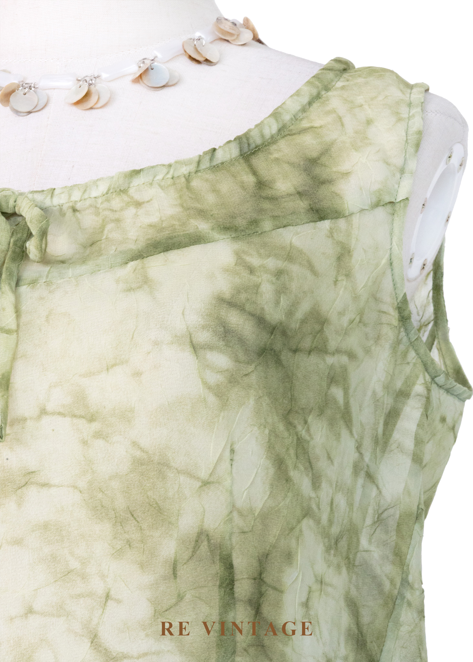 迷霧雲染紋路雪紡背心7