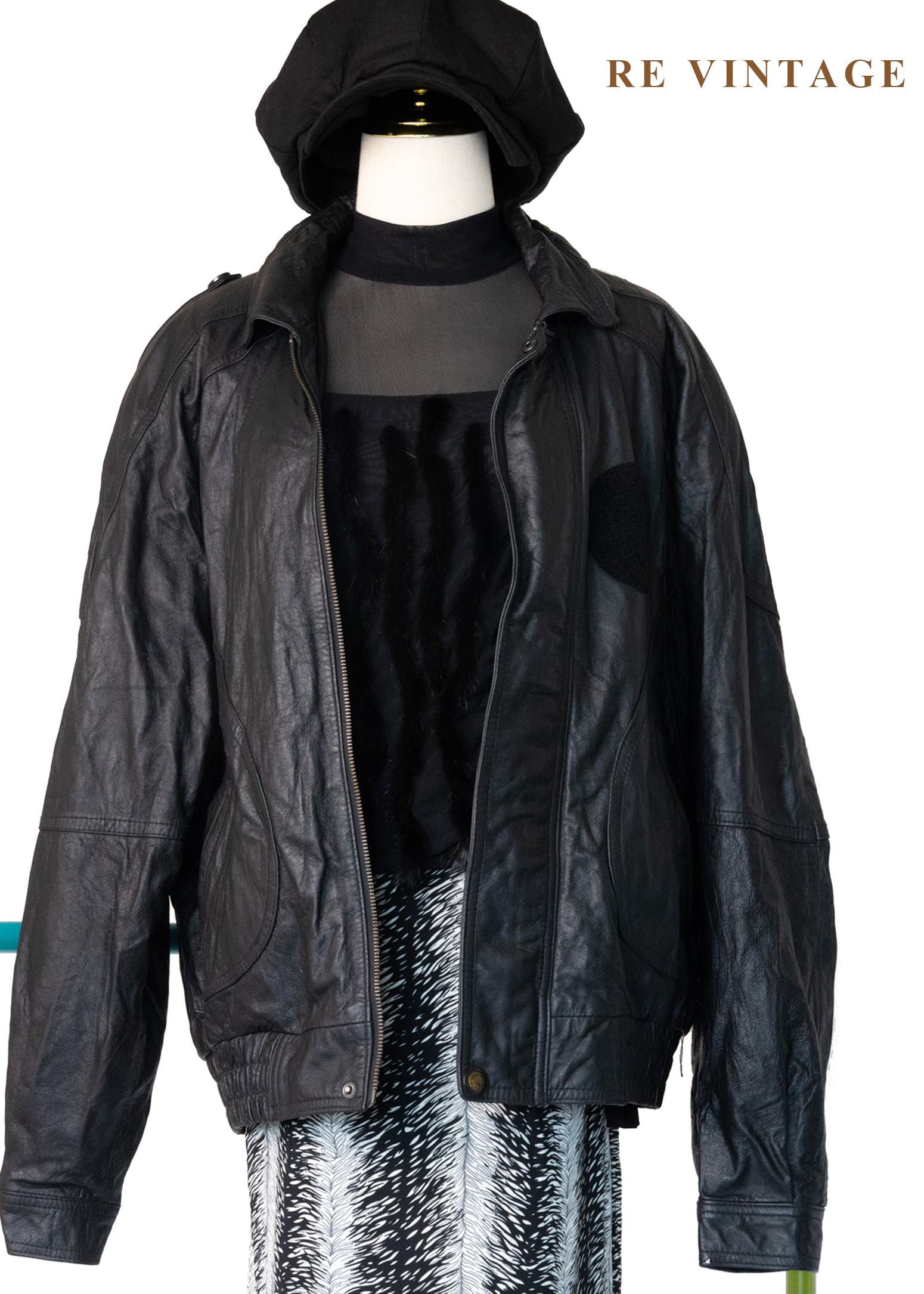 質感單品 - 牛皮夜行者皮革外套