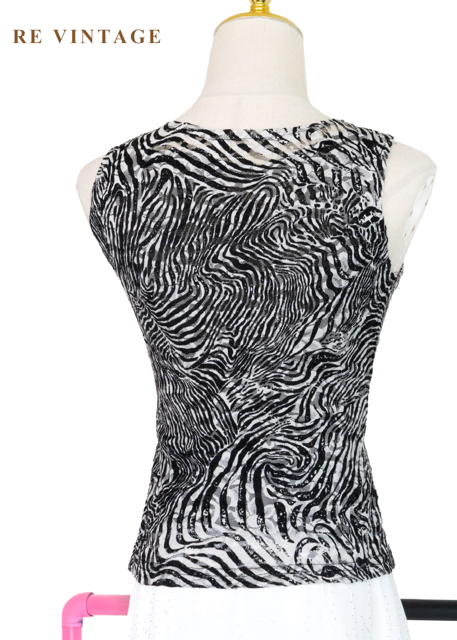 流動斑馬迷幻背心9