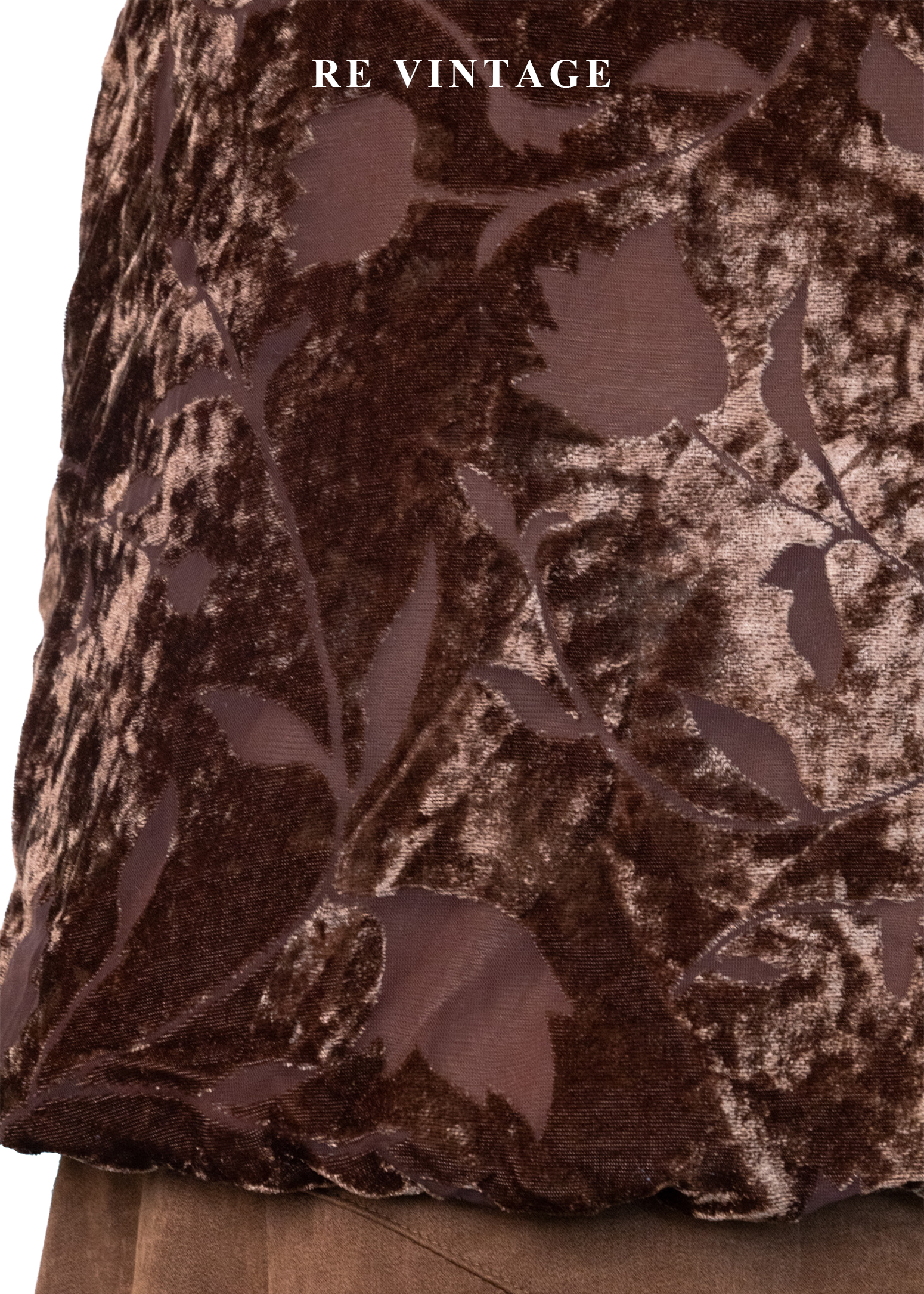 焦糖燒花工藝繞頸露背背心4