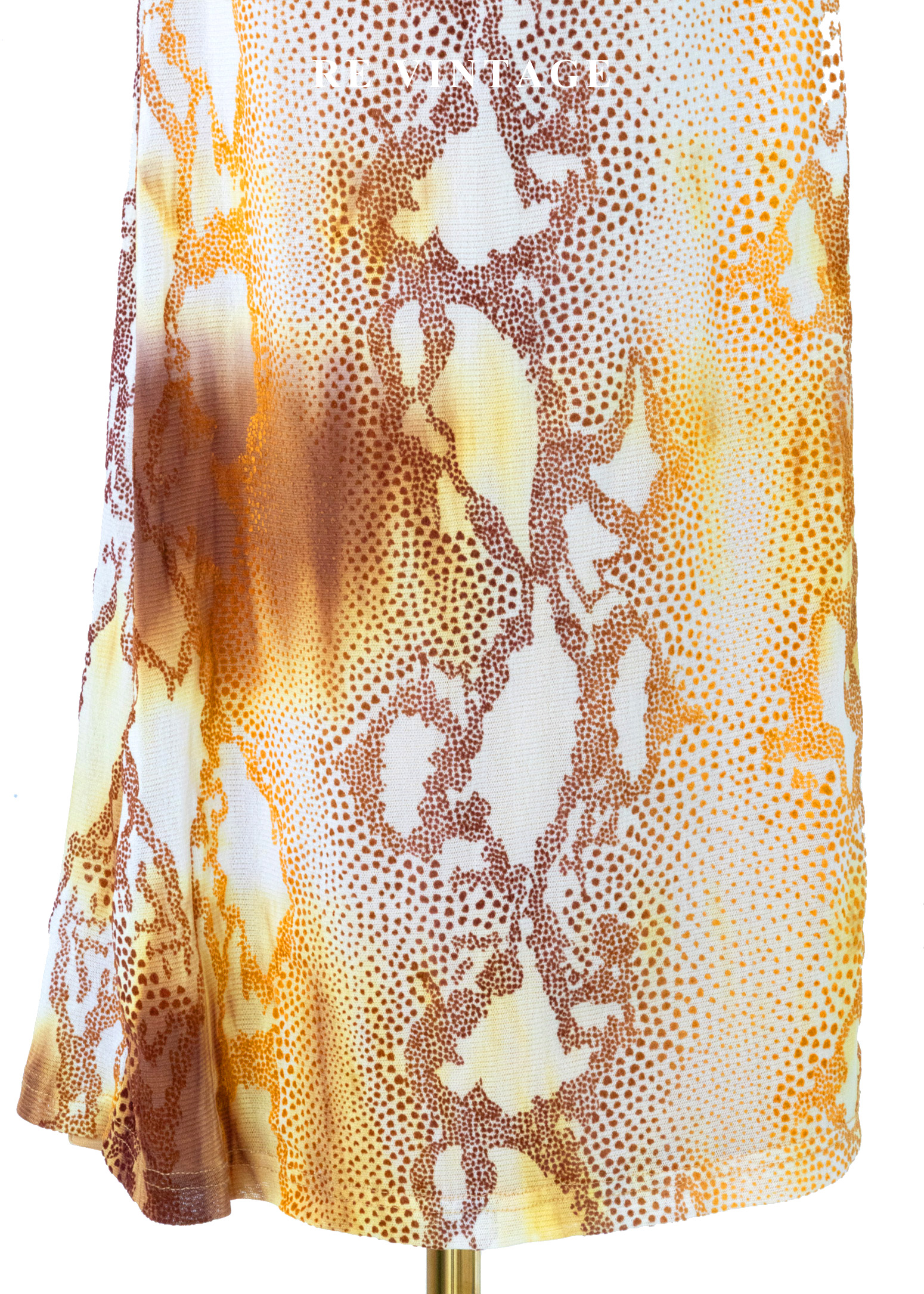 金黃蛇影之舞貼身長裙(23-29")6