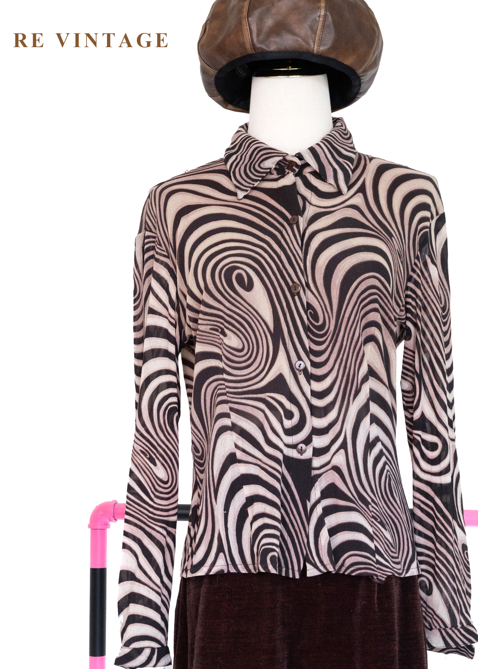 未來主義迷幻摩登上衣1