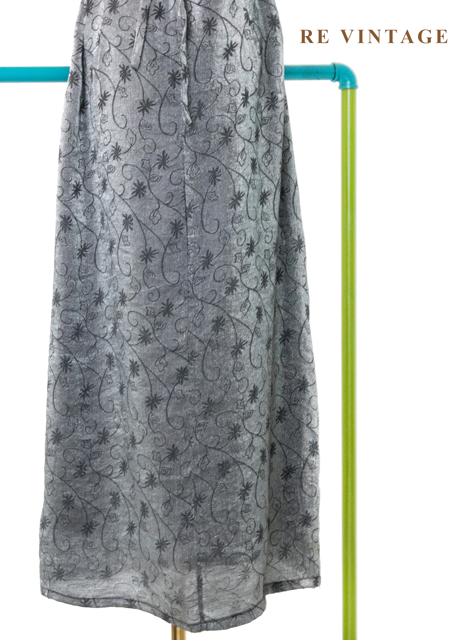 銀河裡的雛菊 - 銀線花卉連身長裙13