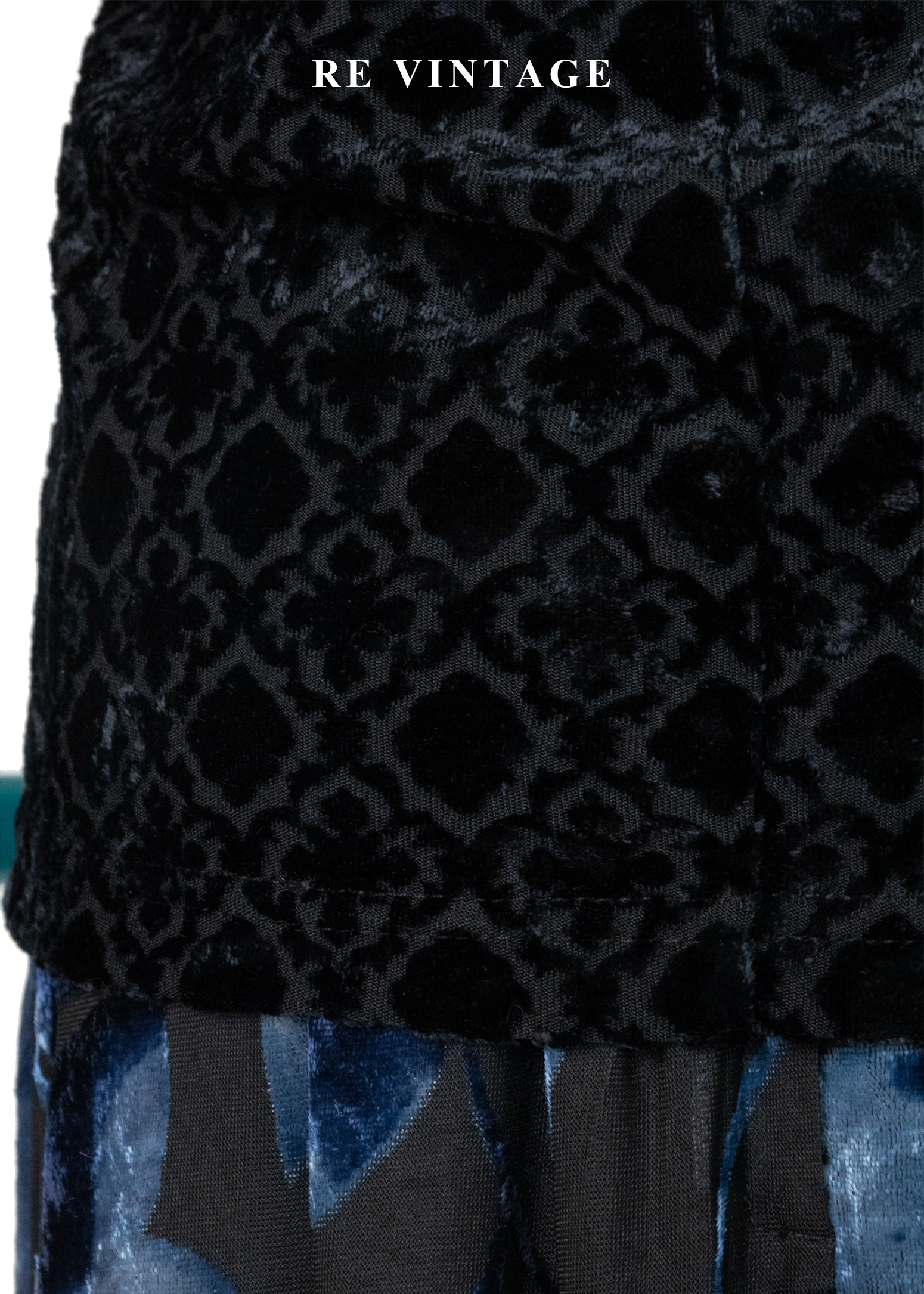 法國製 - 古典壓紋燒絨上衣11