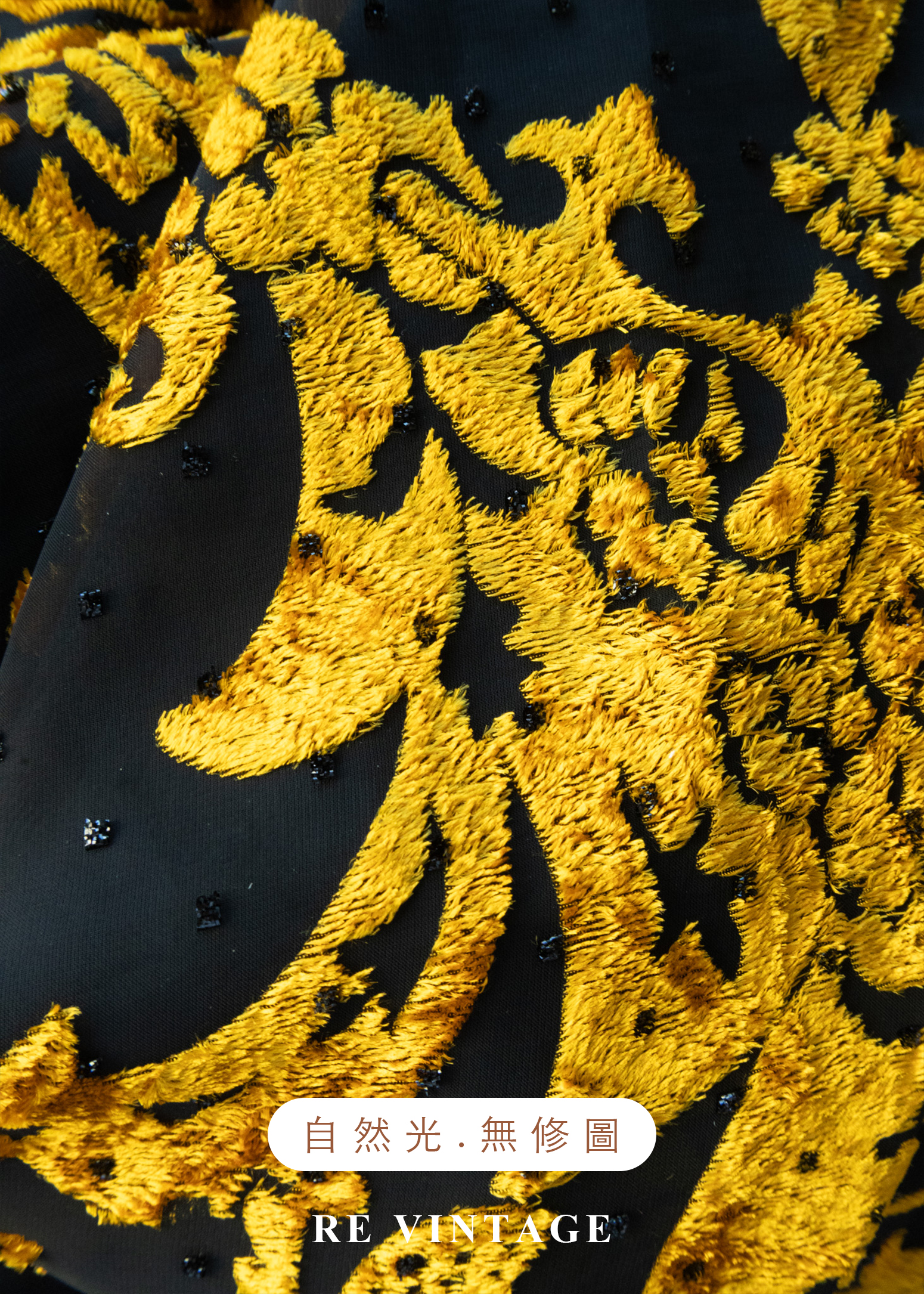 宮廷金碧輝煌繁花圖騰長裙(30")12