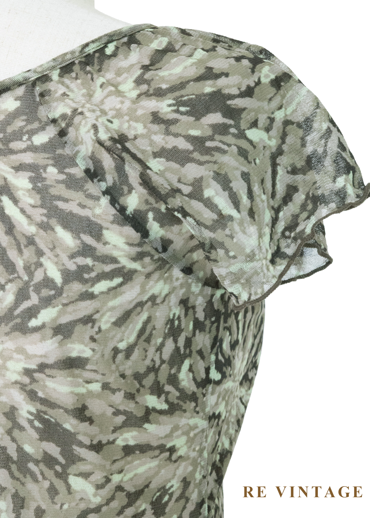 抽象墨染迷彩長版上衣10