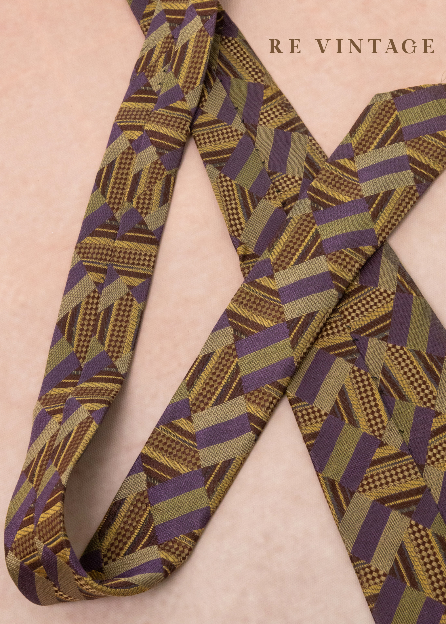 爵士節奏編織謎語領帶3