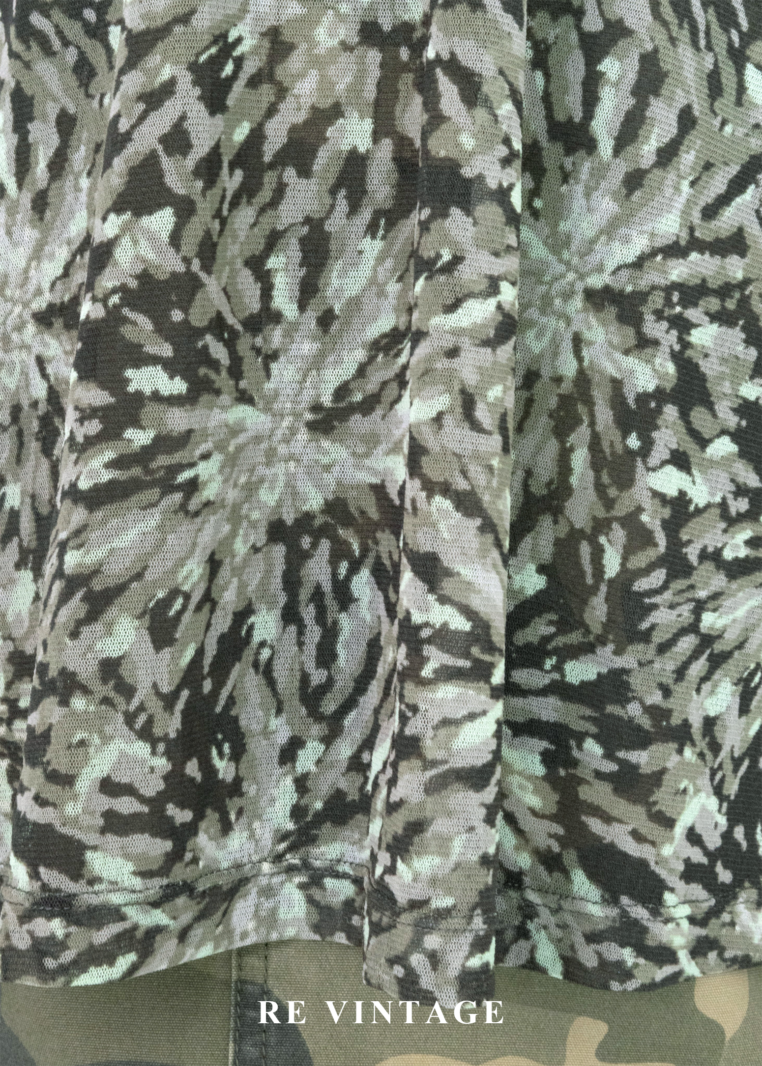 抽象墨染迷彩長版上衣6