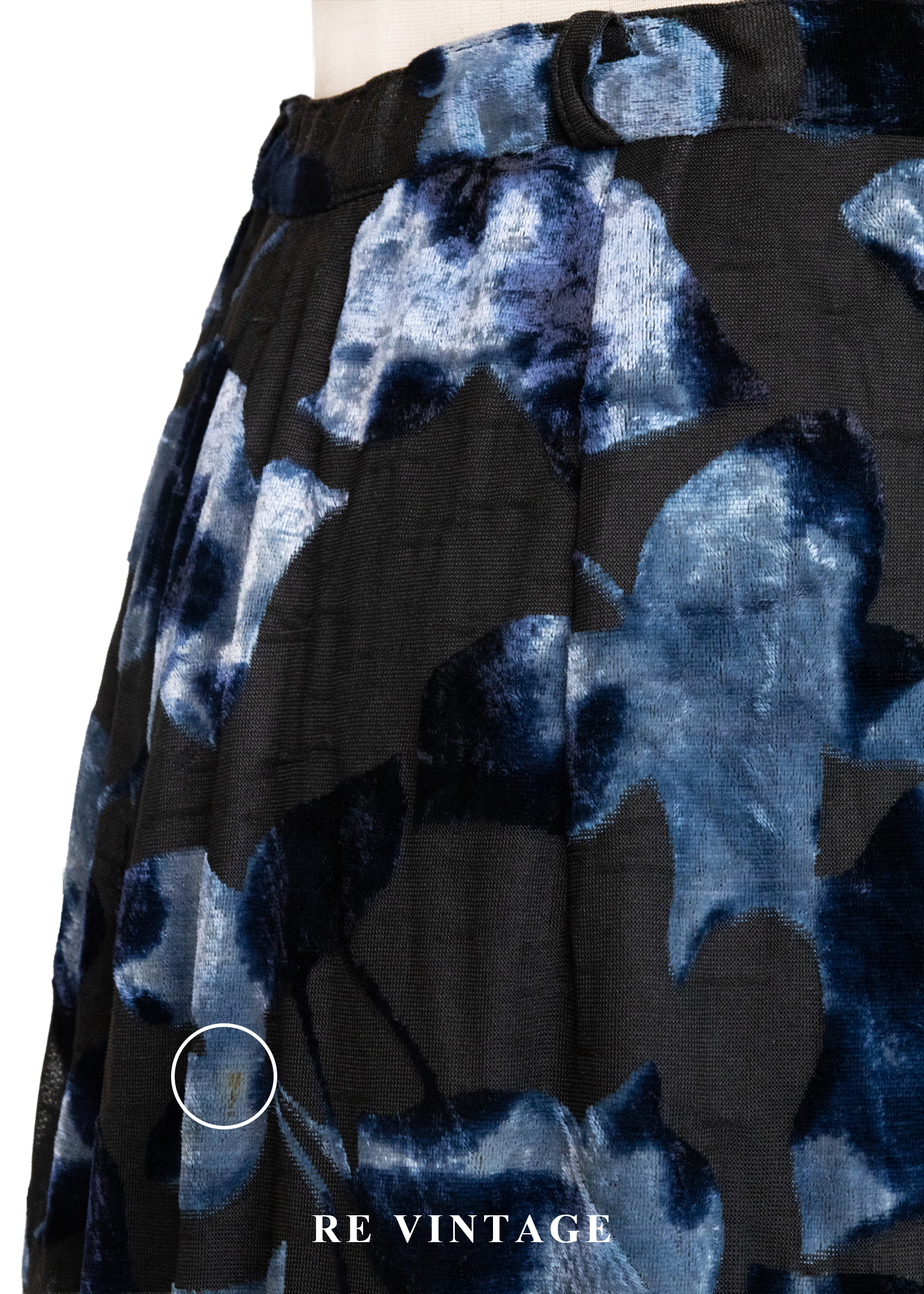 Ink Tide Blue 海潮夜色長裙(22-26")13