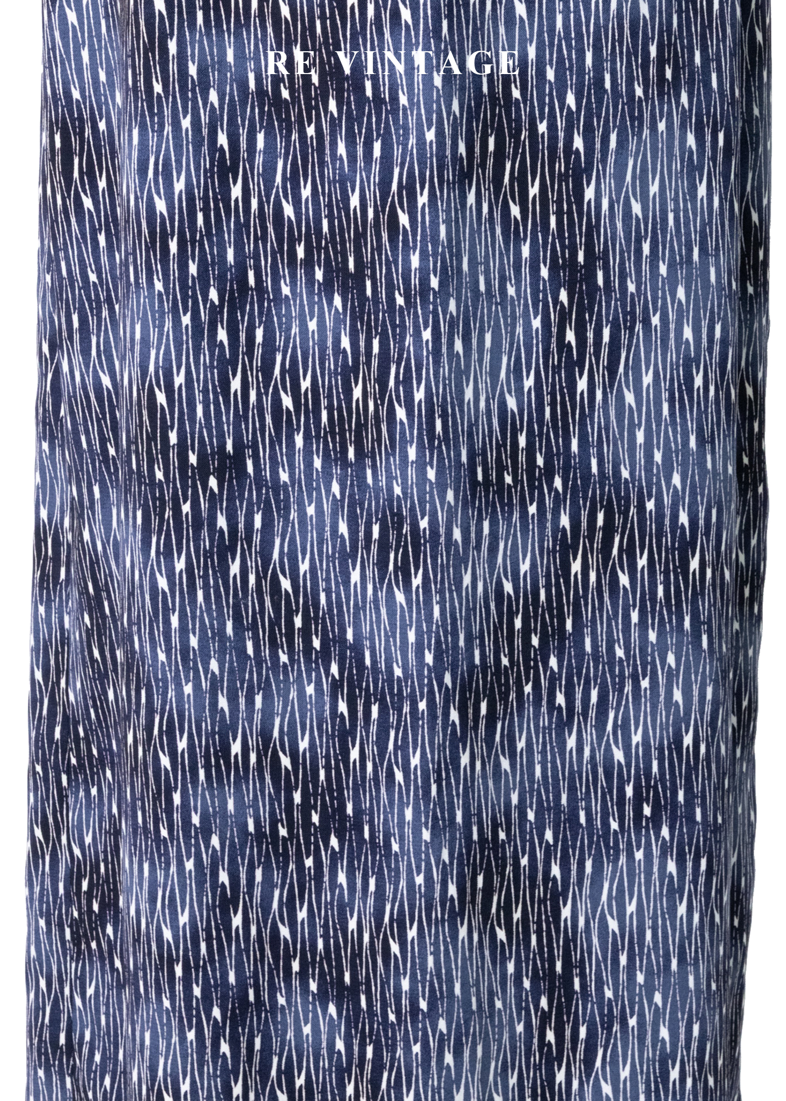 仲夏夜裡的藍色雨絲紋理長裙(31")11