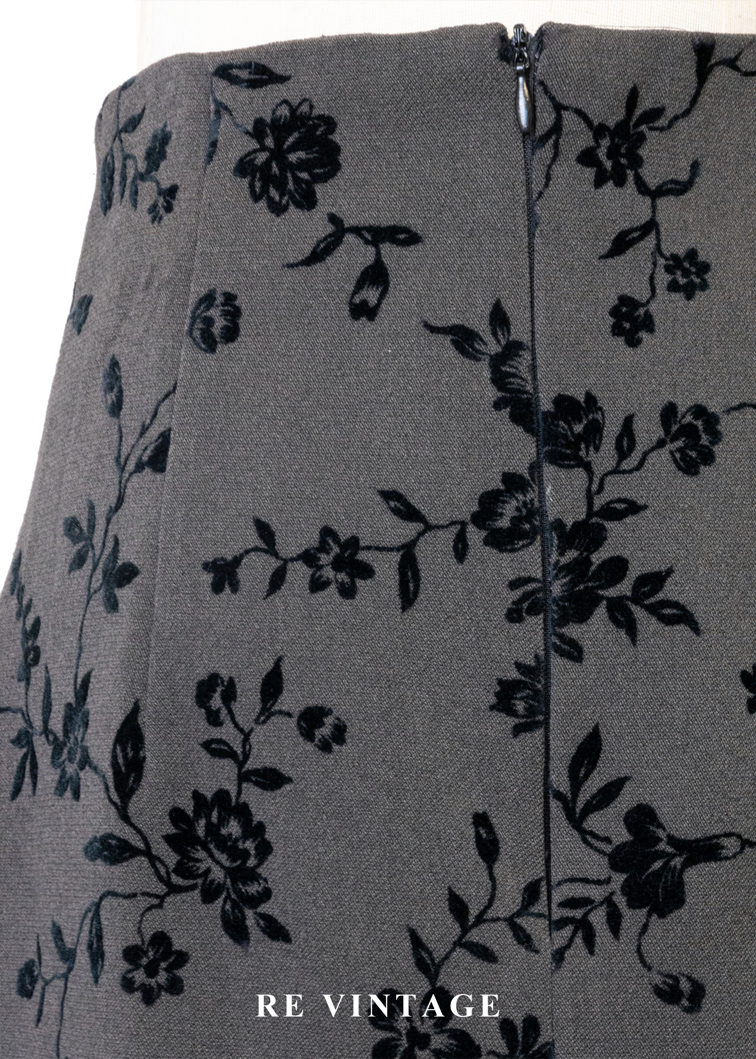 柔霧花園枝葉藤蔓短裙(26")9