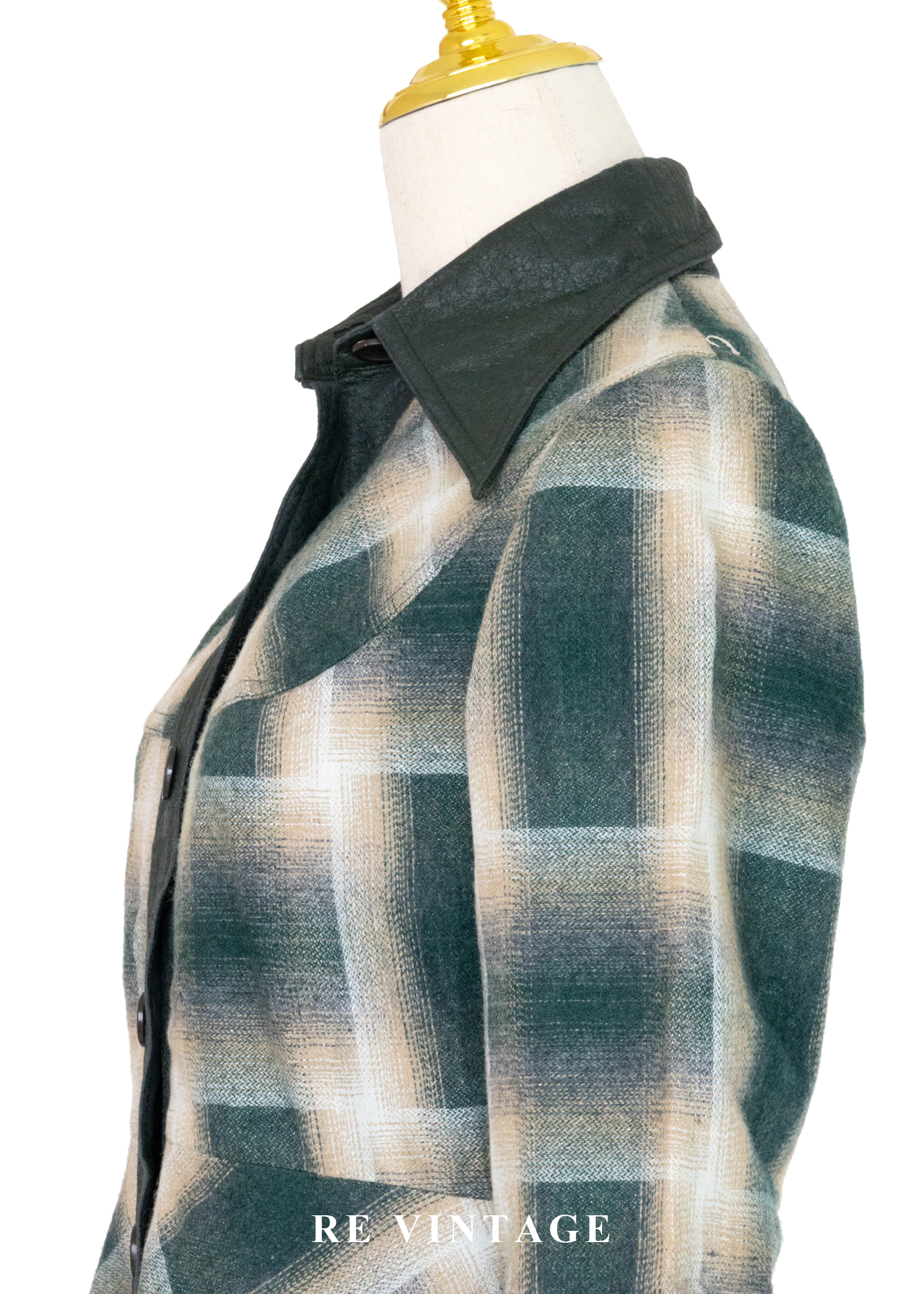 Echo in the Pines 霧裡森林格紋長洋裝12