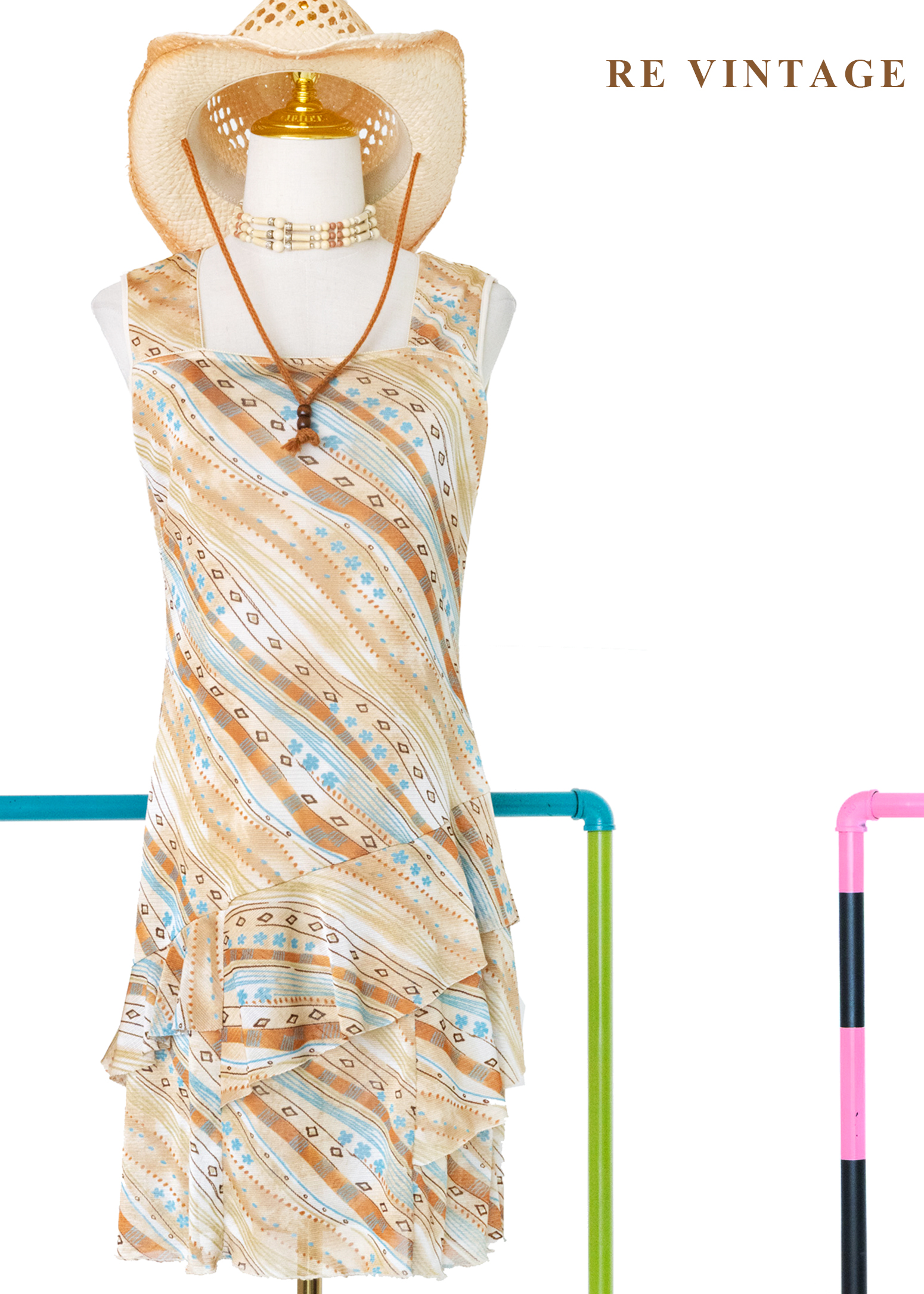 撒哈拉風起時波希米亞層次連身裙1