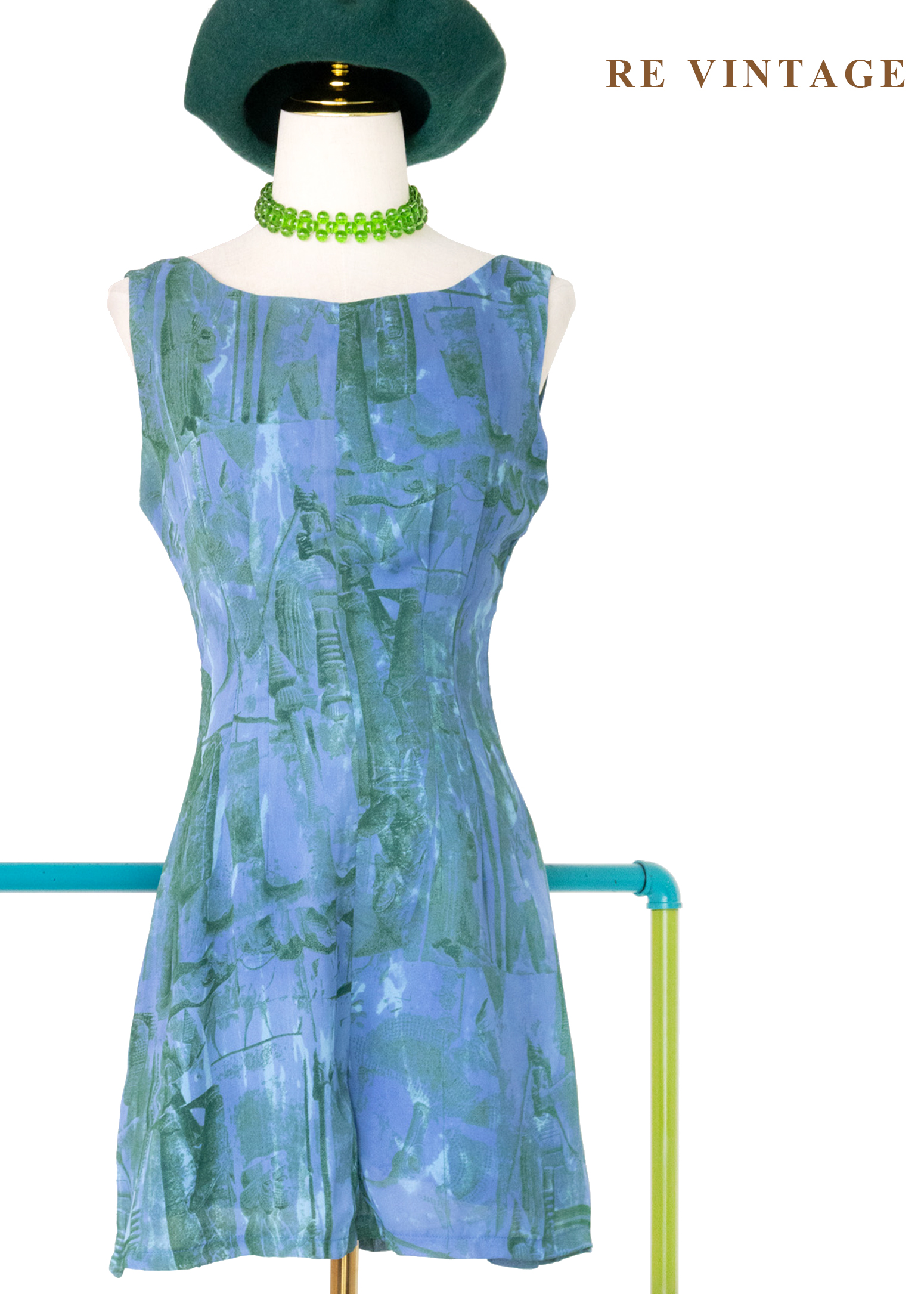 畫布之間 - 濃縮風景完美剪裁連身褲