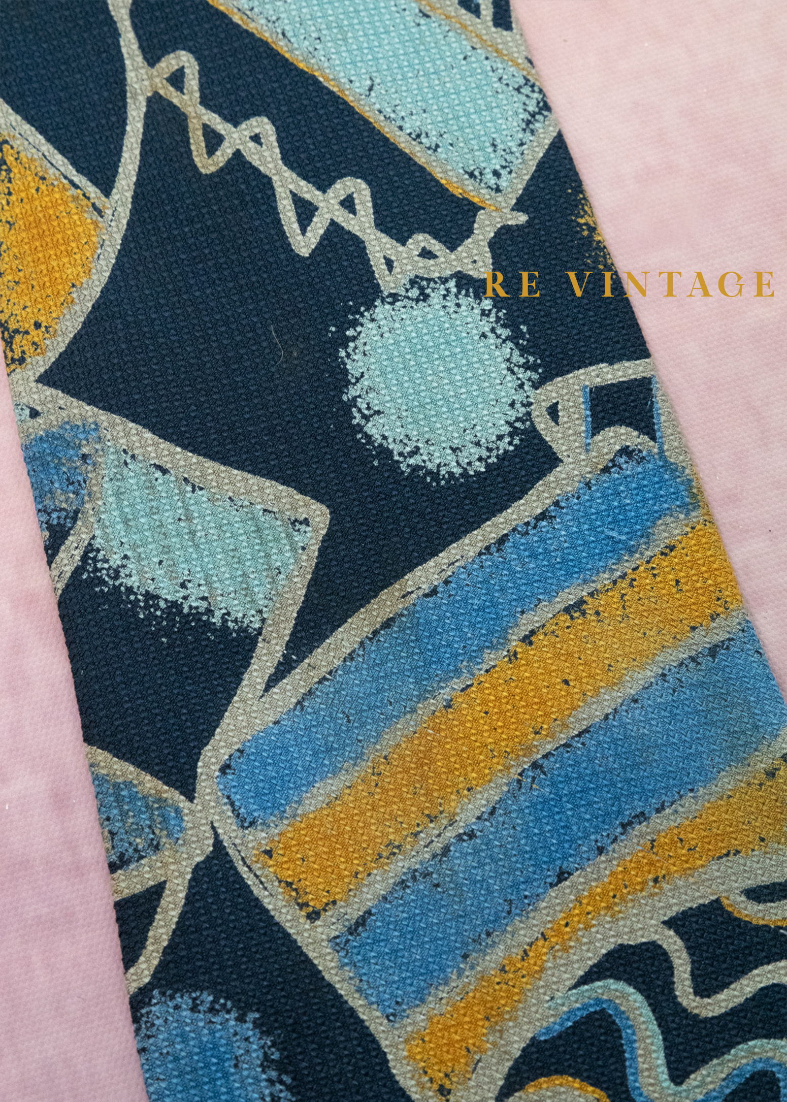 Retro - Futurism 幾何圖騰領帶9