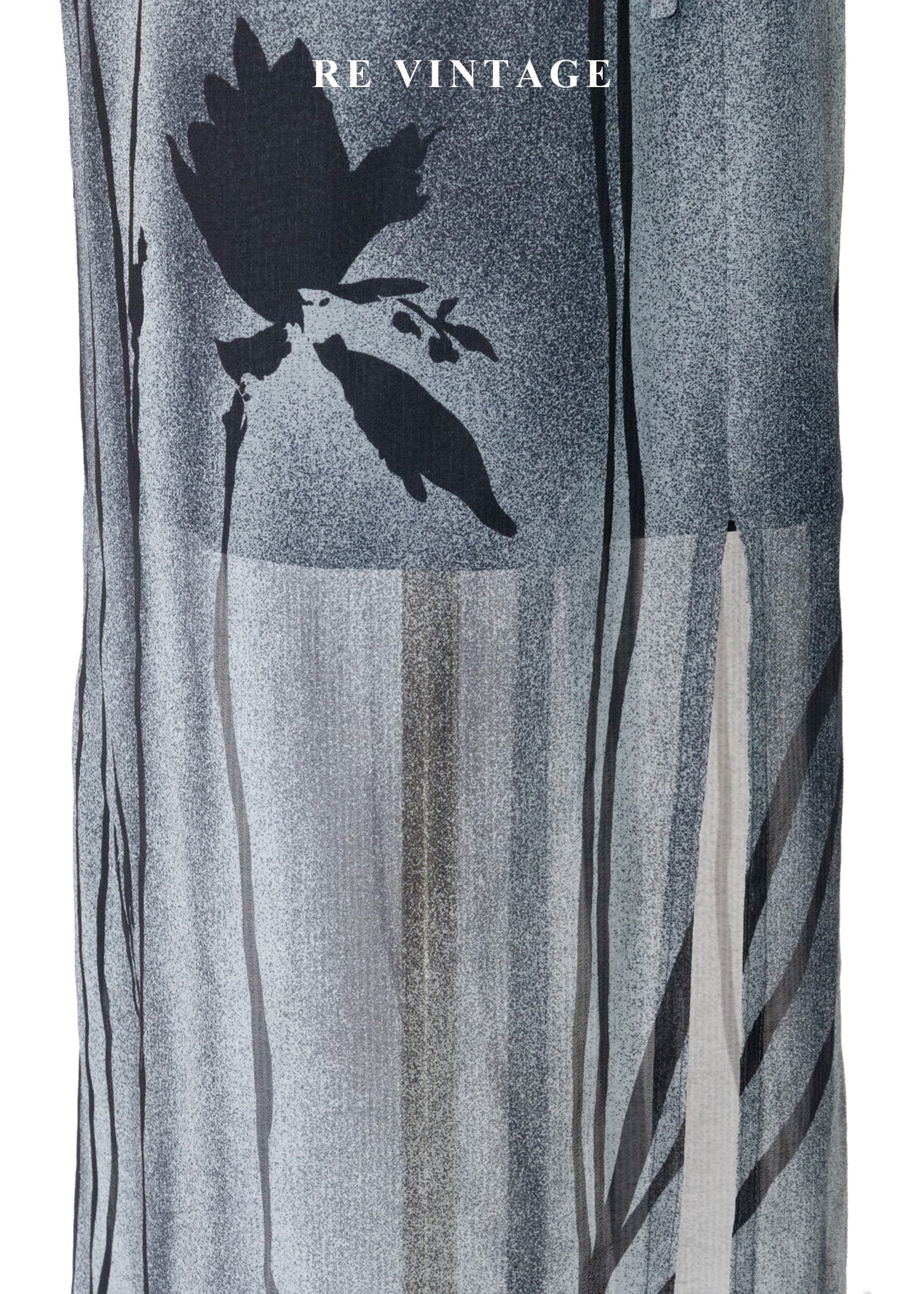 墨色流轉空靈氣質長裙(28")4