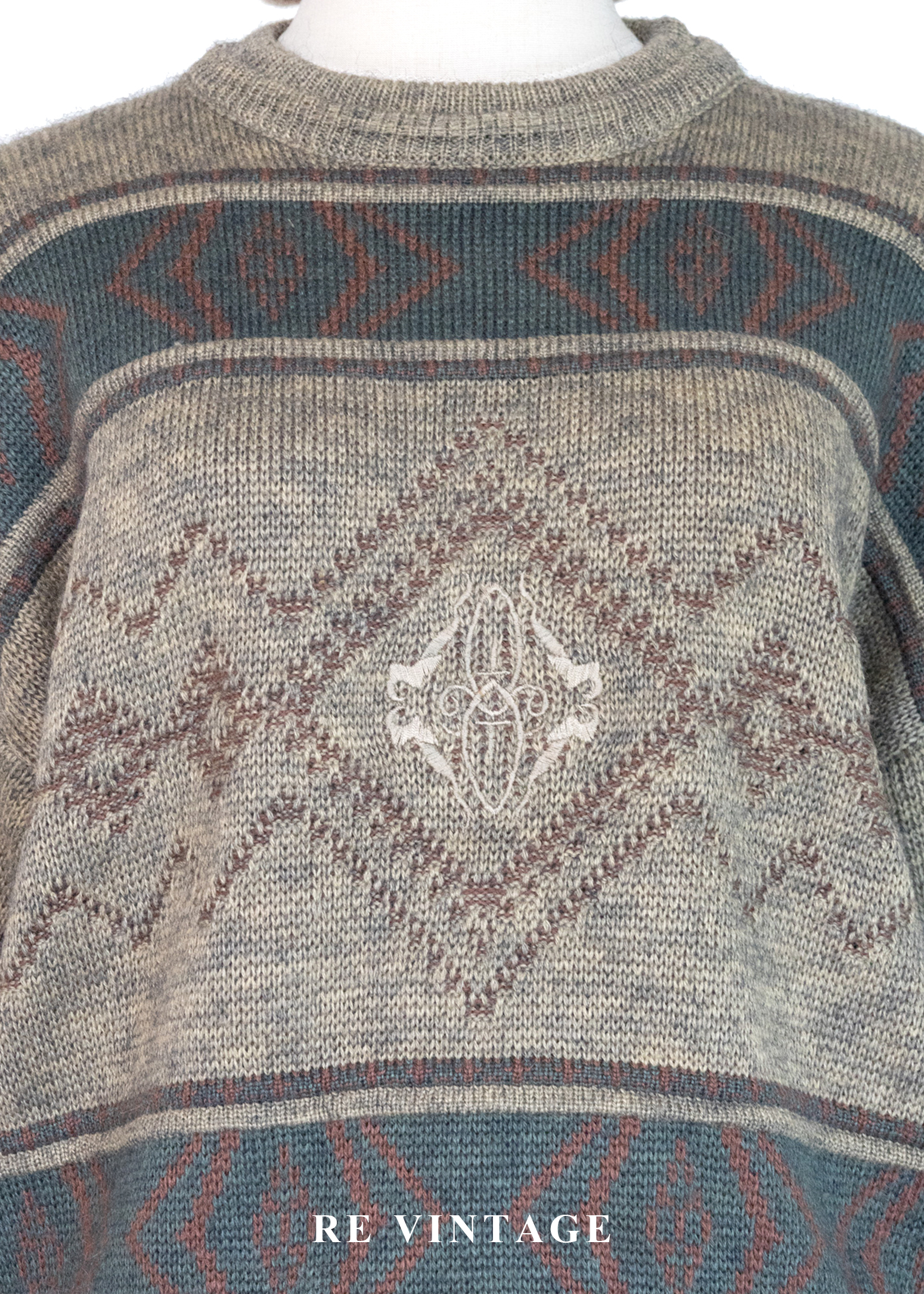 石林晨光幾何圖騰針織毛衣3