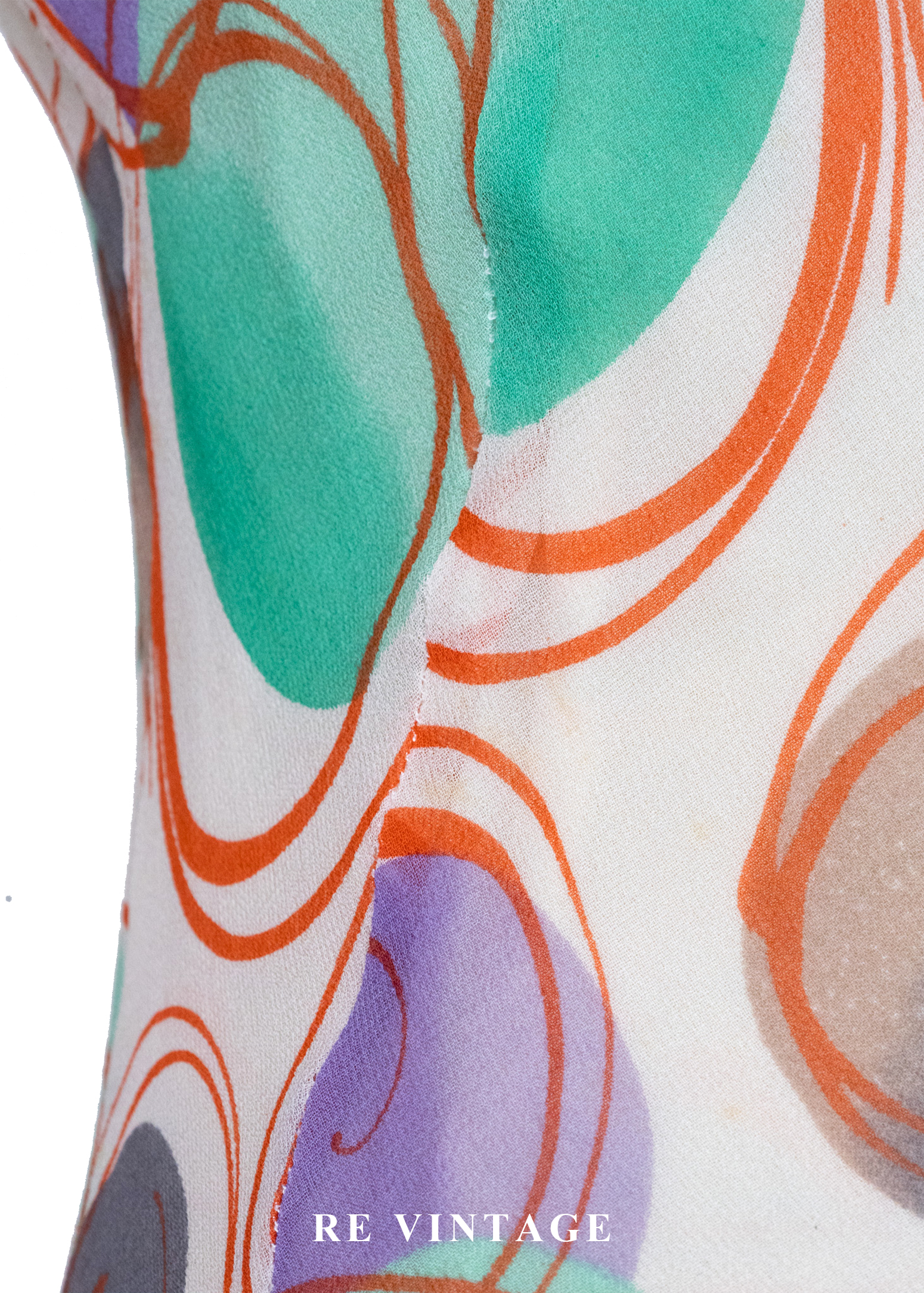 奇幻冒險 - 迷幻漩渦隨性塗鴉洋裝16