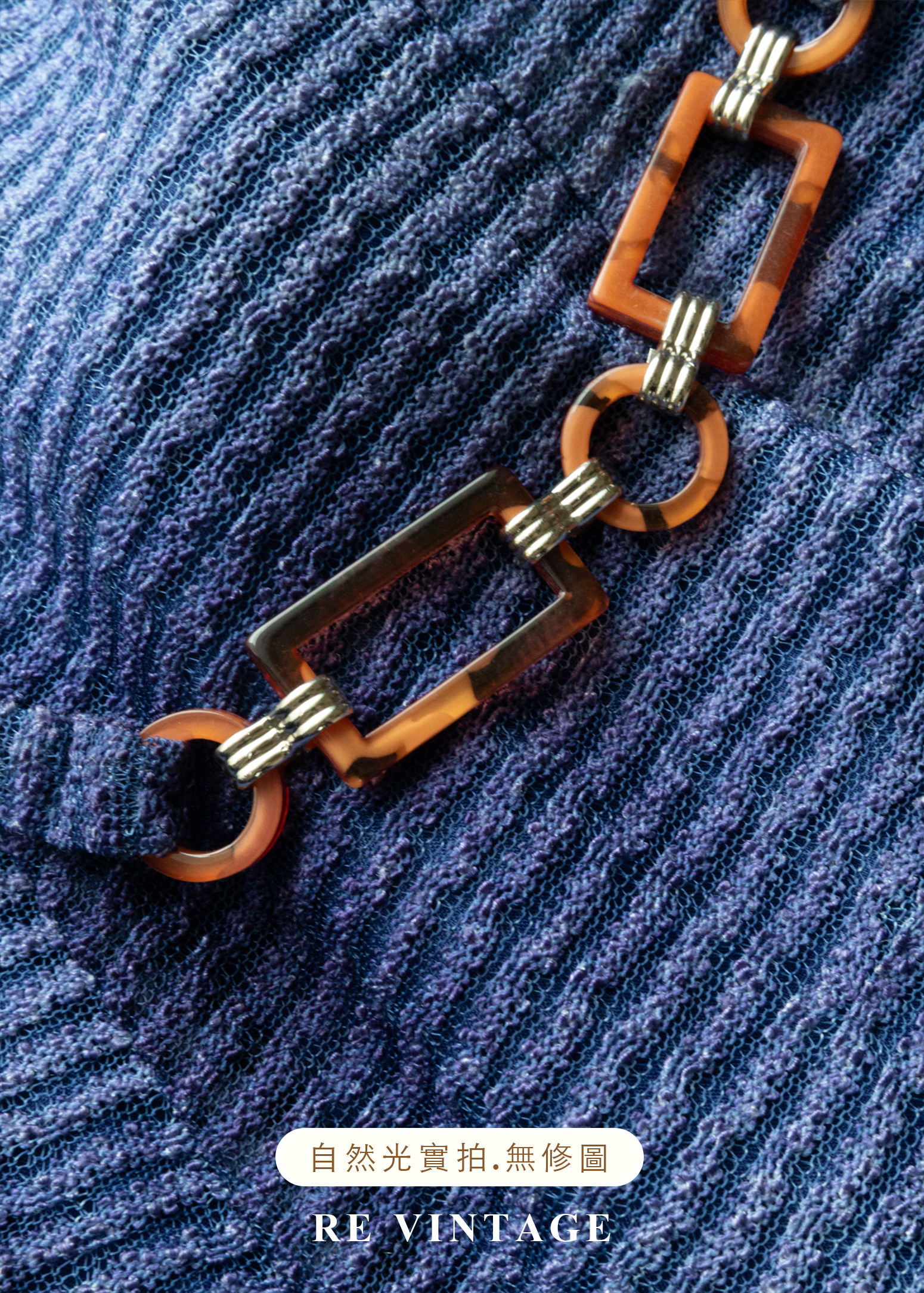 Blue Light in Motion 織紋藍染迷你洋裝16