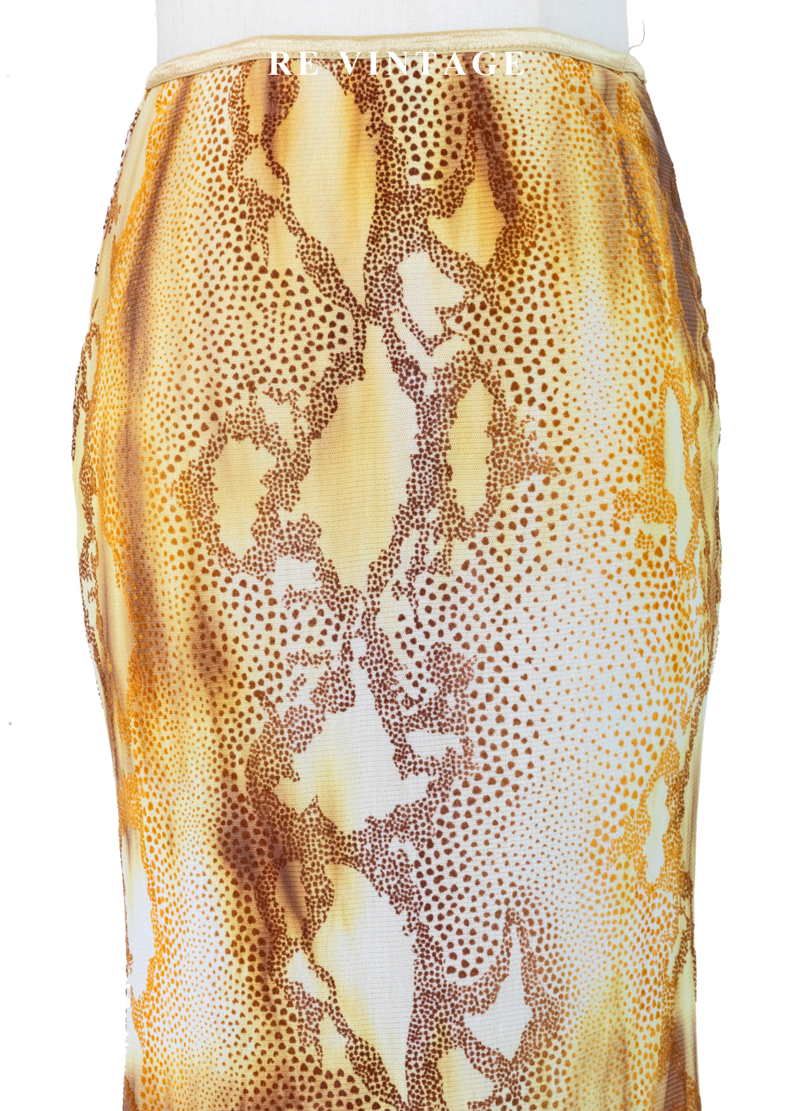 金黃蛇影之舞貼身長裙(23-29")3