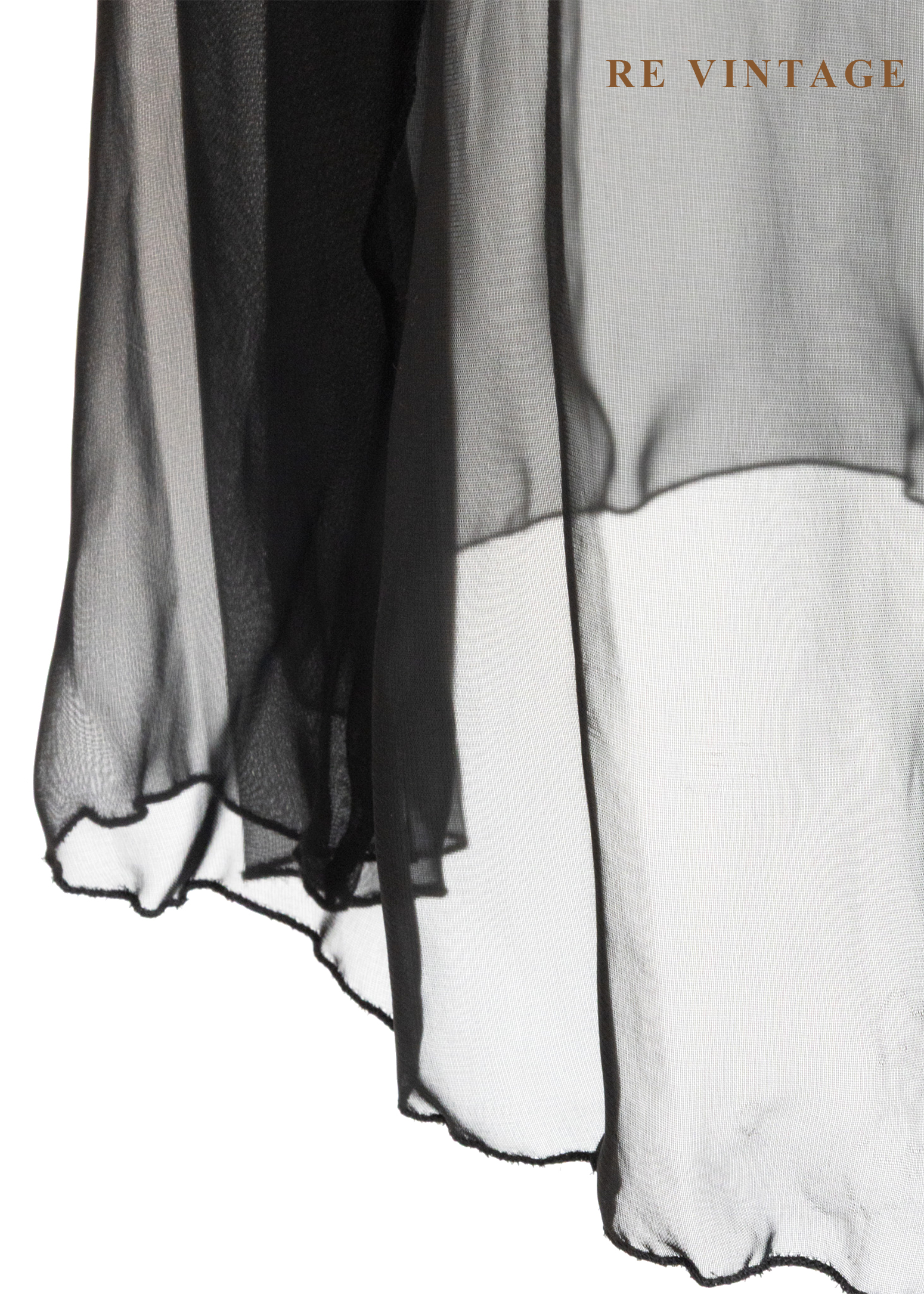 浪漫黑花園細肩帶透膚洋裝12