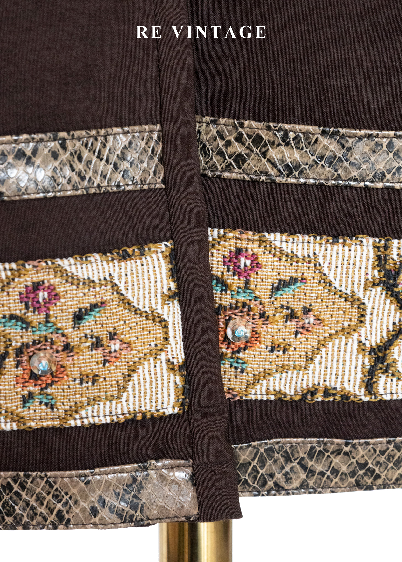 Coco Brown 沈穩民族圖騰長褲(26")7