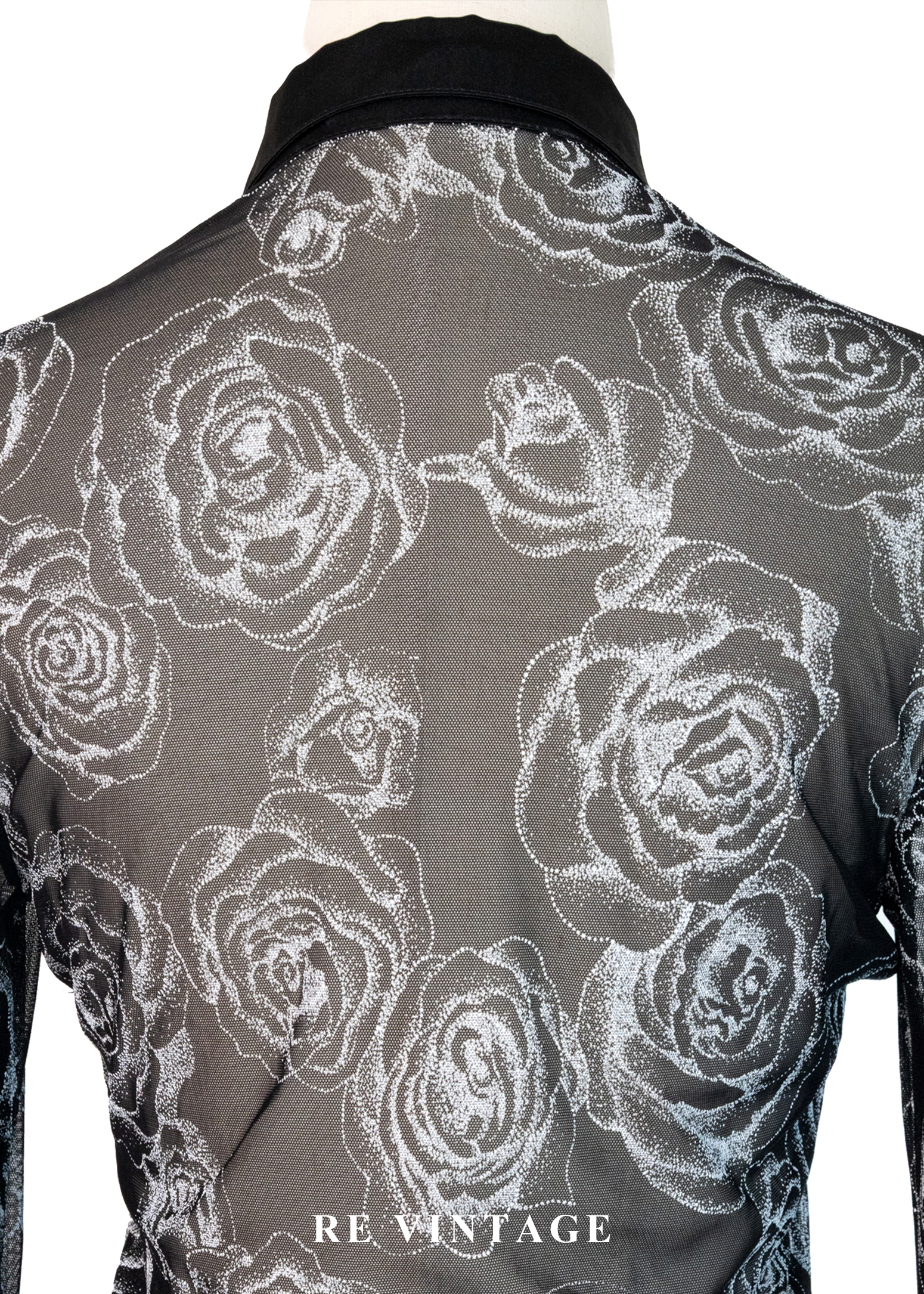 黑霧白玫瑰透膚上衣9