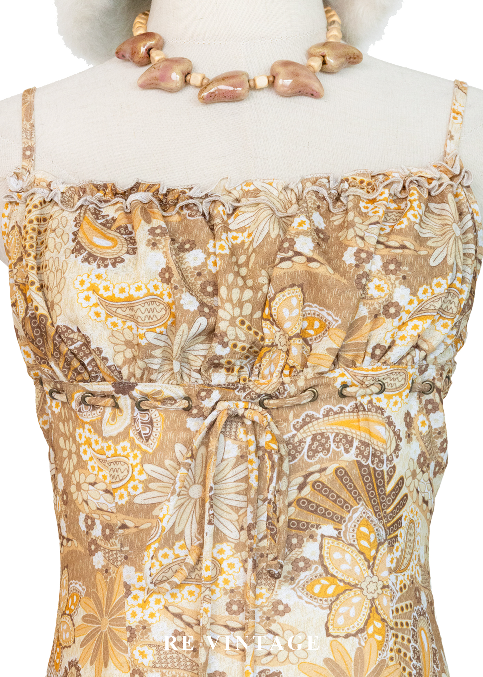 法式暖陽漫步細肩帶洋裝5